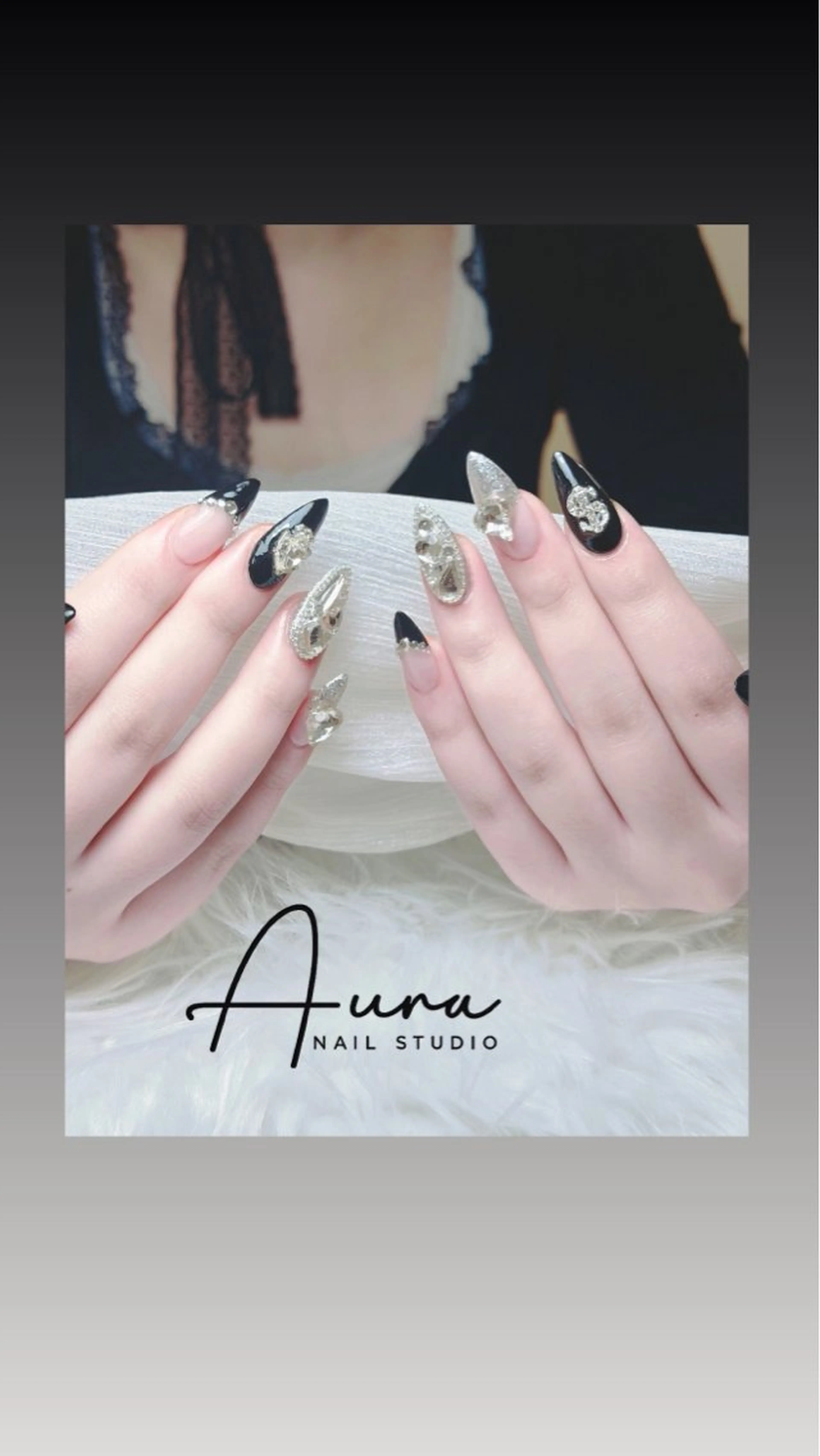 ネイル ハンドネイル Aura Nail HanNaのネイルデザイン