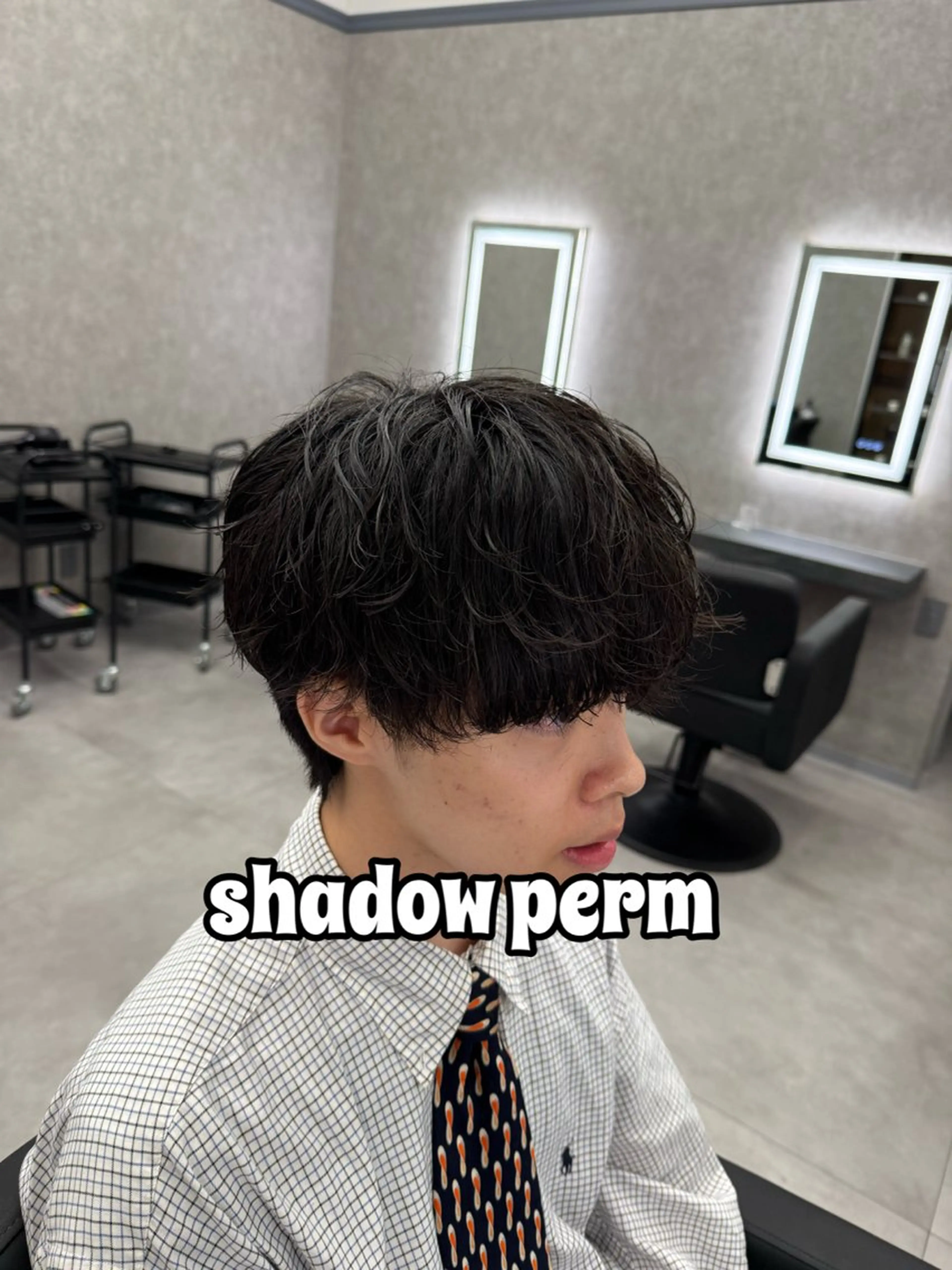 ショート カラー パーマ メンズ メンズパーマ カット パーマ メンズ特化 👑YUTAのヘアスタイル