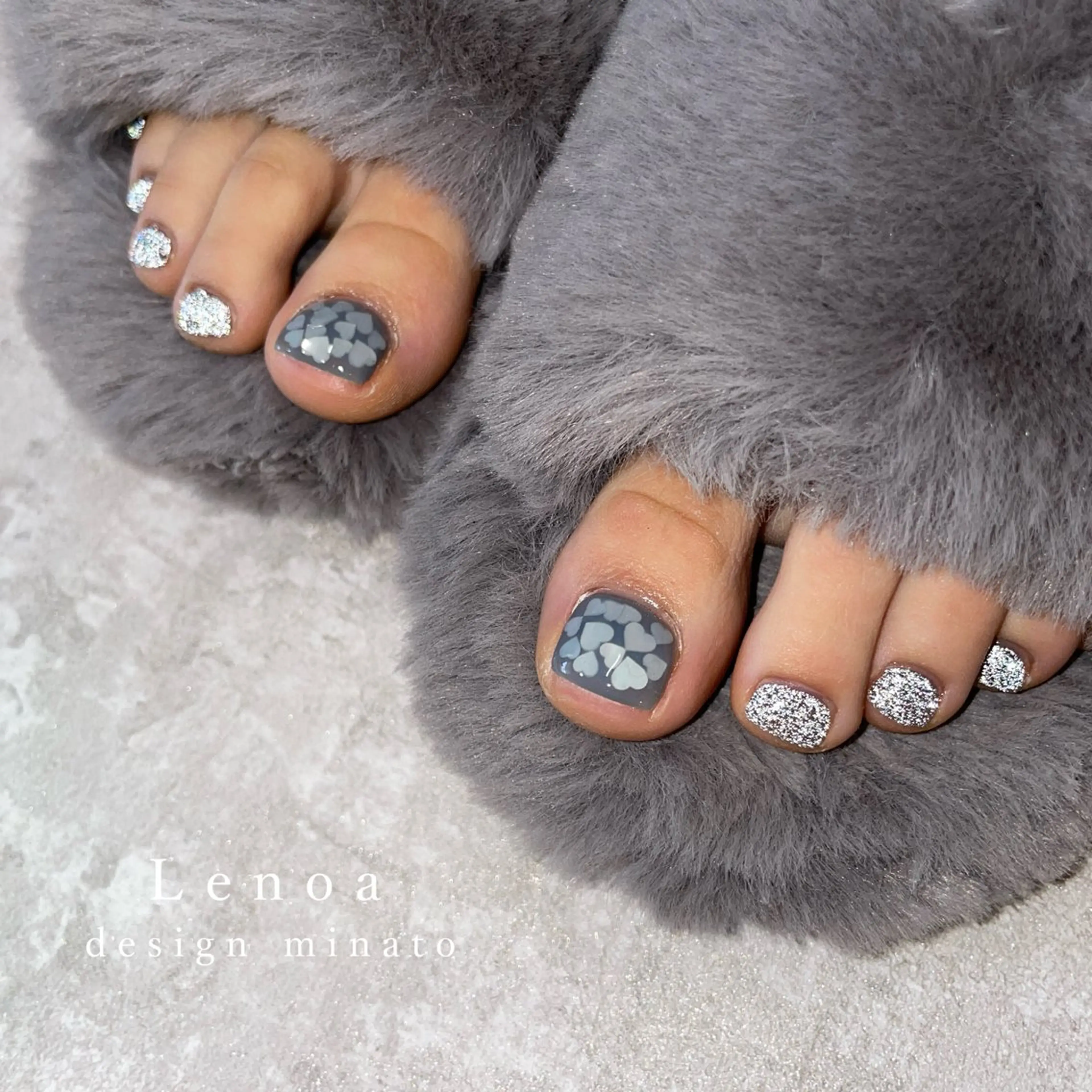 ネイル フットネイル Lenoa minatoのネイルデザイン