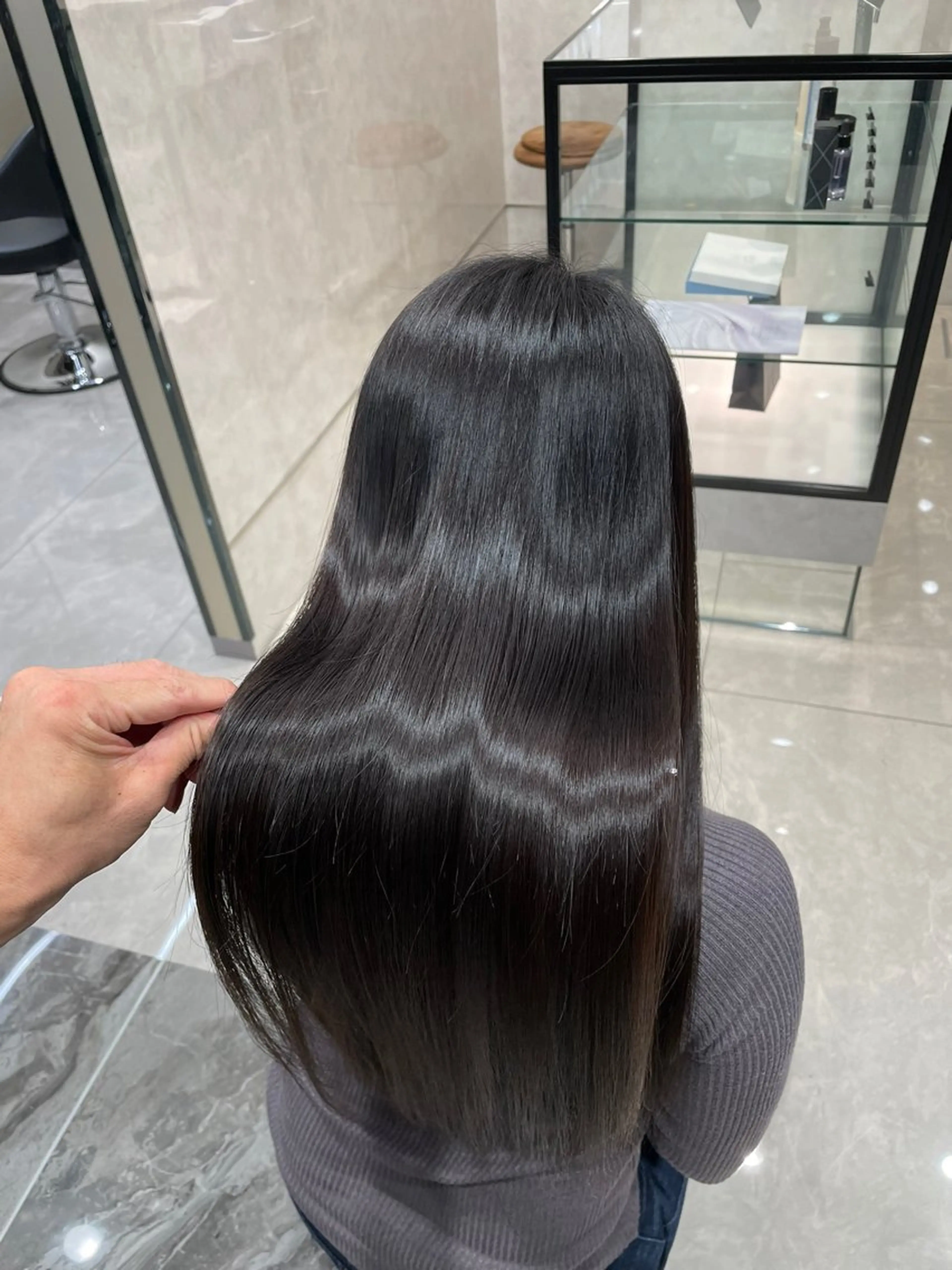 ロング 縮毛矯正 藤田優介 [大宮/縮毛矯正]のヘアスタイル