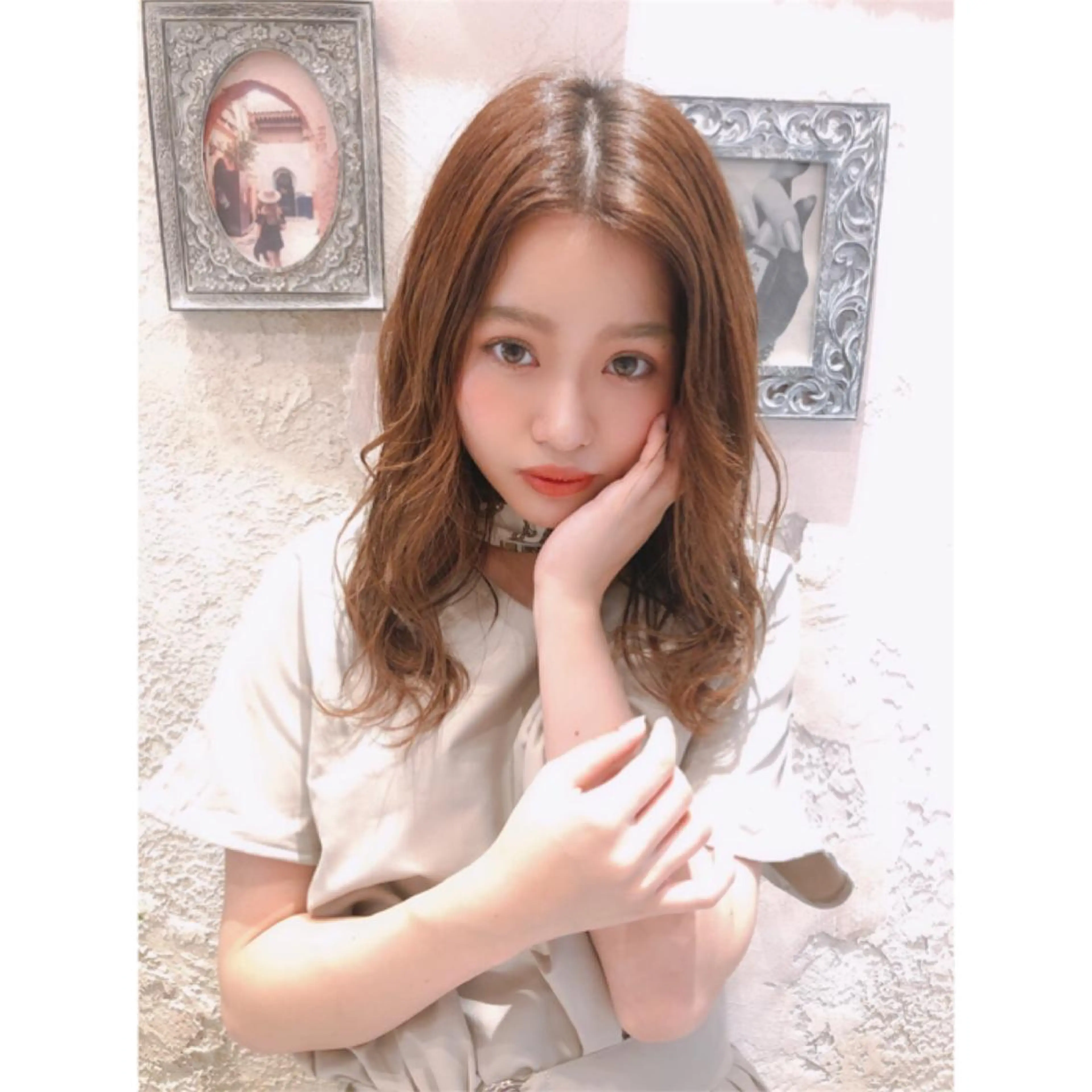 ミディアム カット ヘアカラー トリートメント 代表山口ひな 髪質改善のプロのヘアスタイル