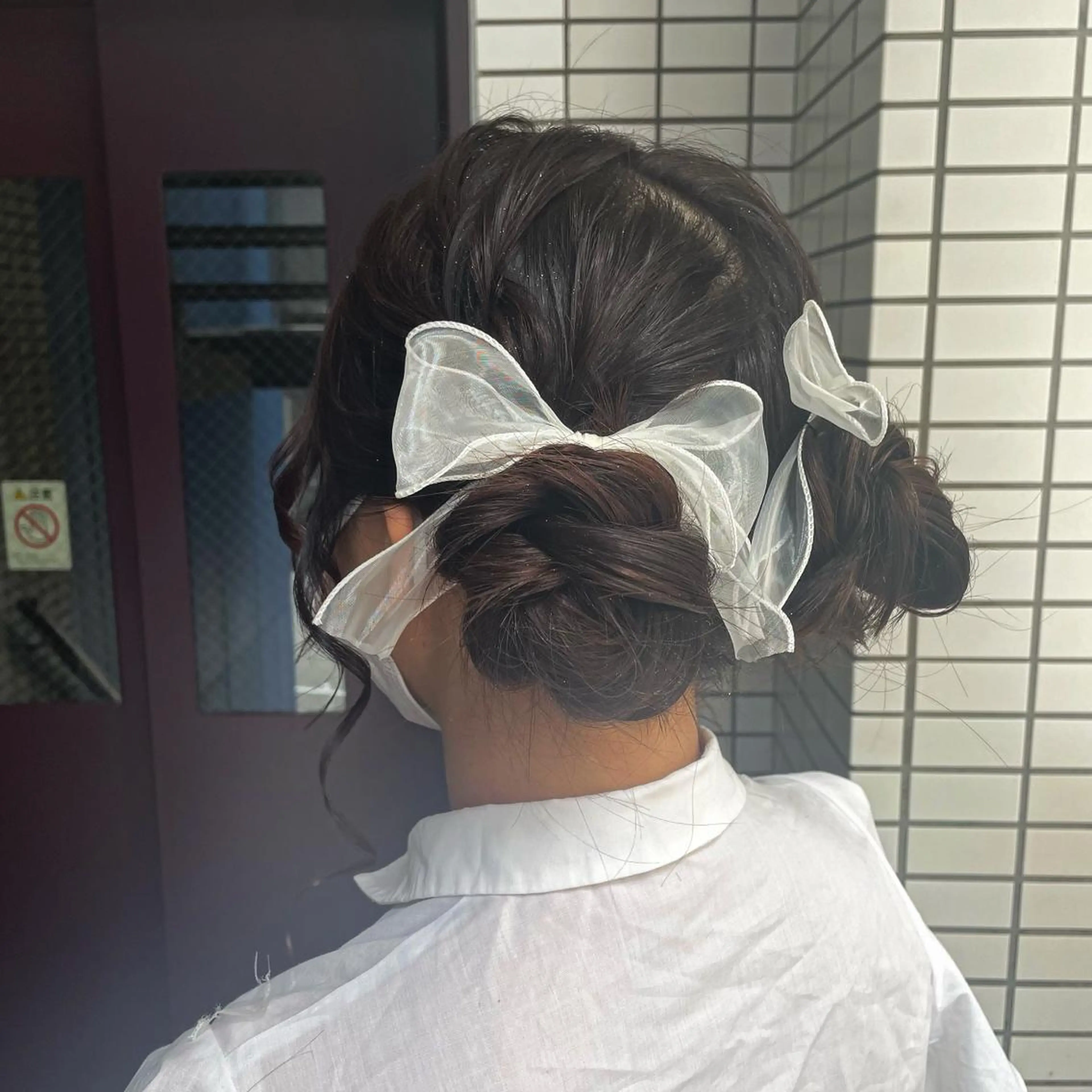 セミロング ヘアアレンジ 浴衣 ヘアセット Hair Labo ASH  あみん♡のヘアスタイル