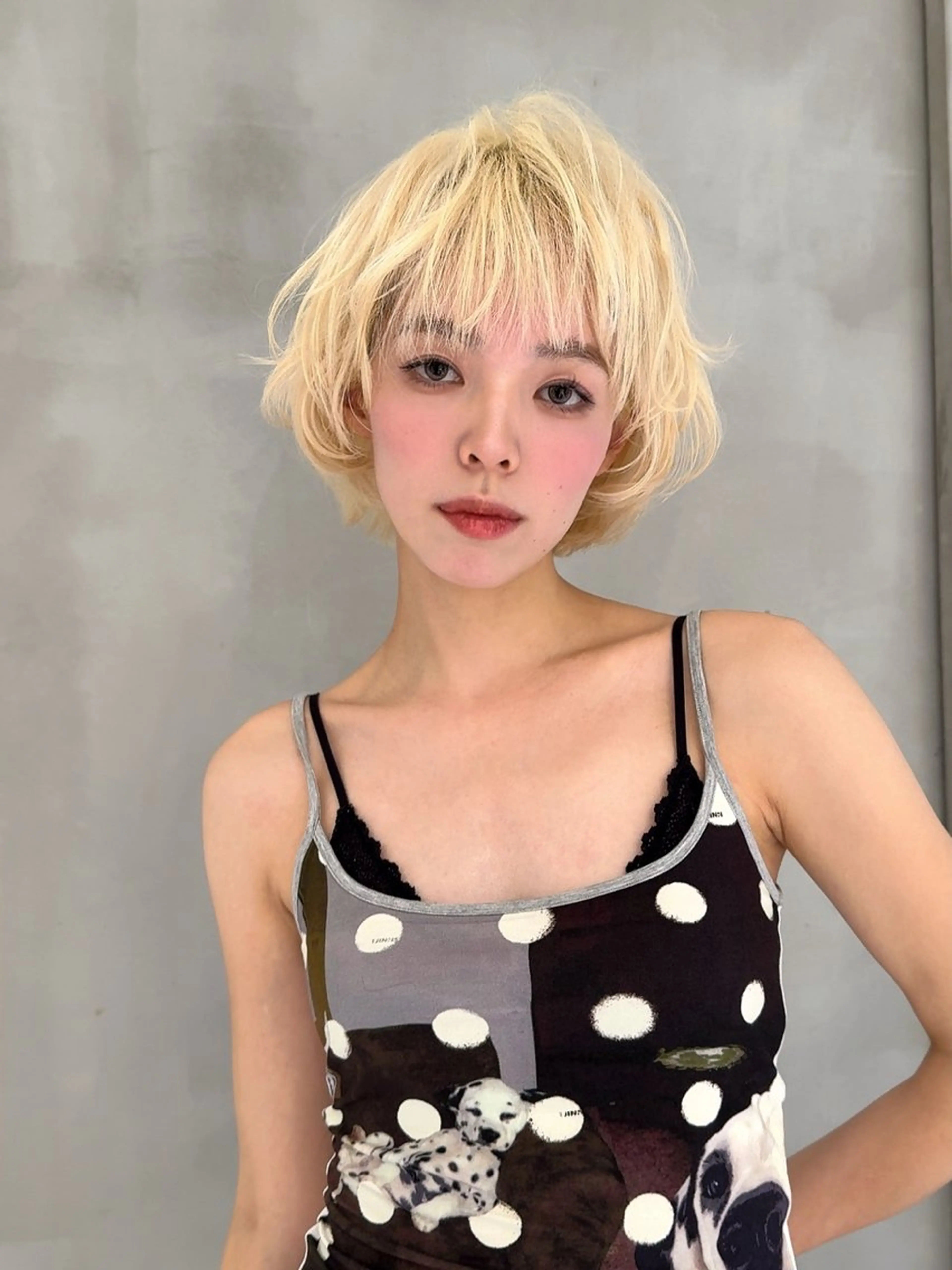 ショート ヘアカラー 似合わせカラーの達人 ダブルカラー/森栄範のヘアスタイル