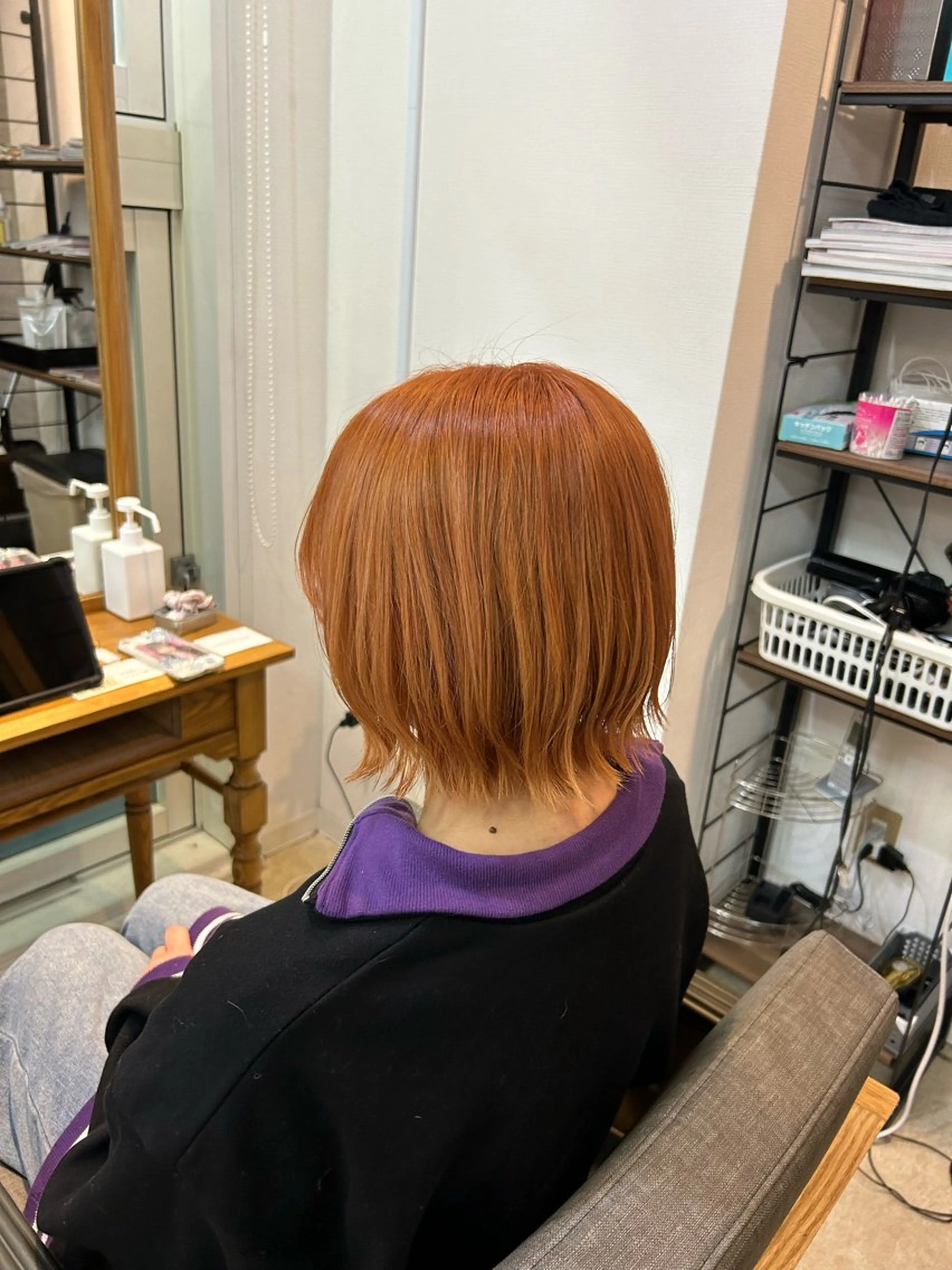 ショート ヘアカラー トリートメント 柴田 将のヘアスタイル