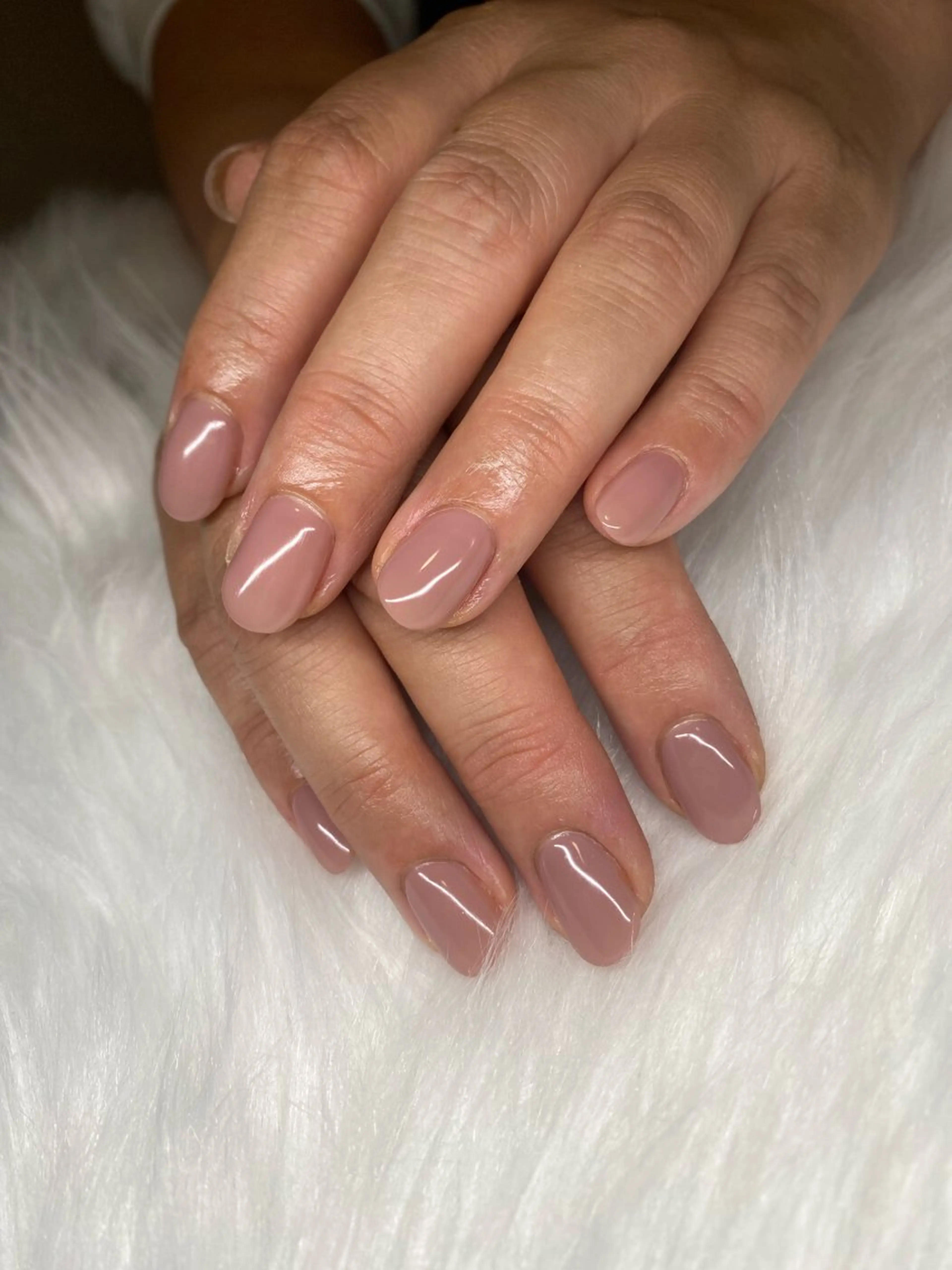 ネイル オフィスネイル ワンカラーネイル nail salon milkのネイルデザイン