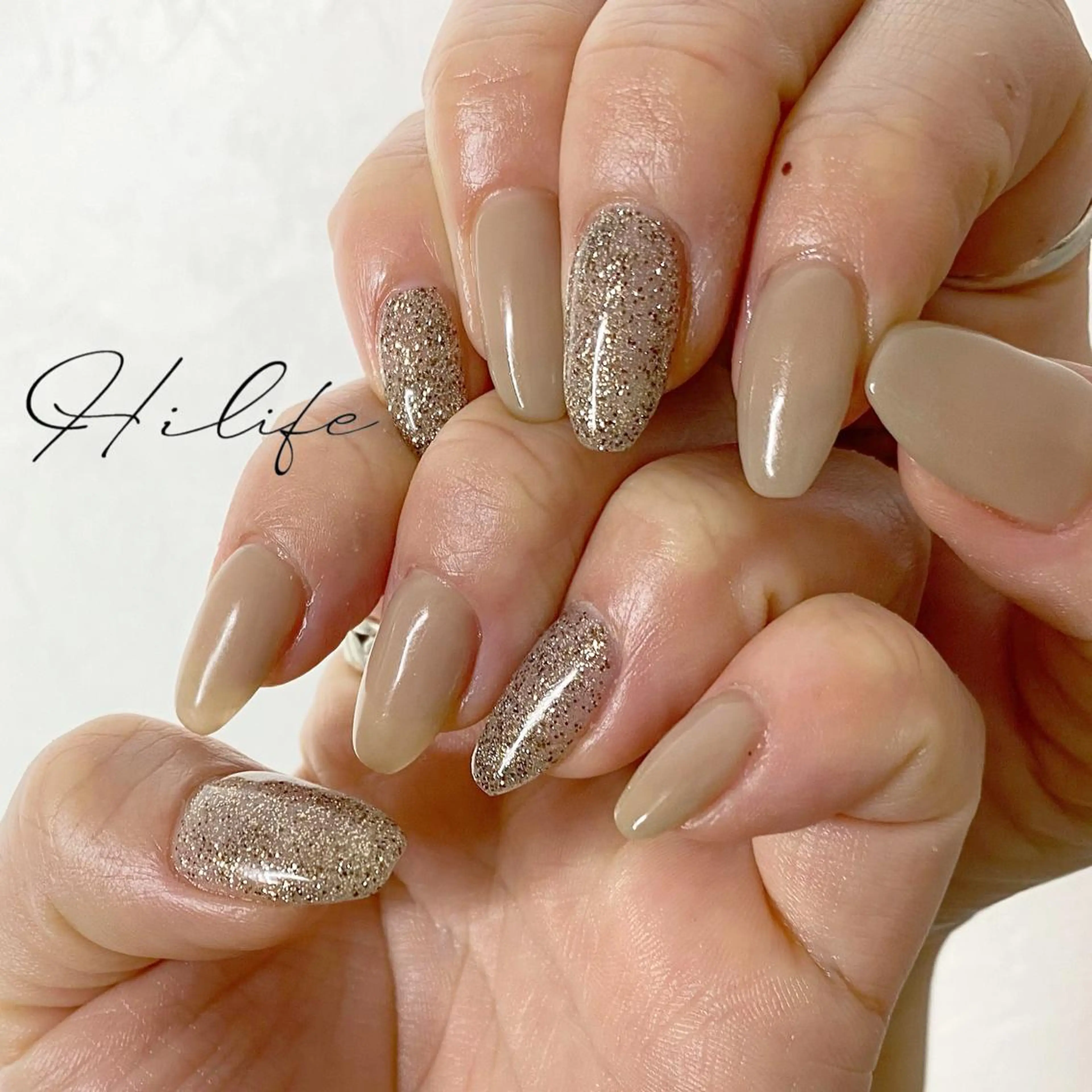 ネイル フラッシュネイル ラメ(グリッター) Nail Adore.のネイルデザイン