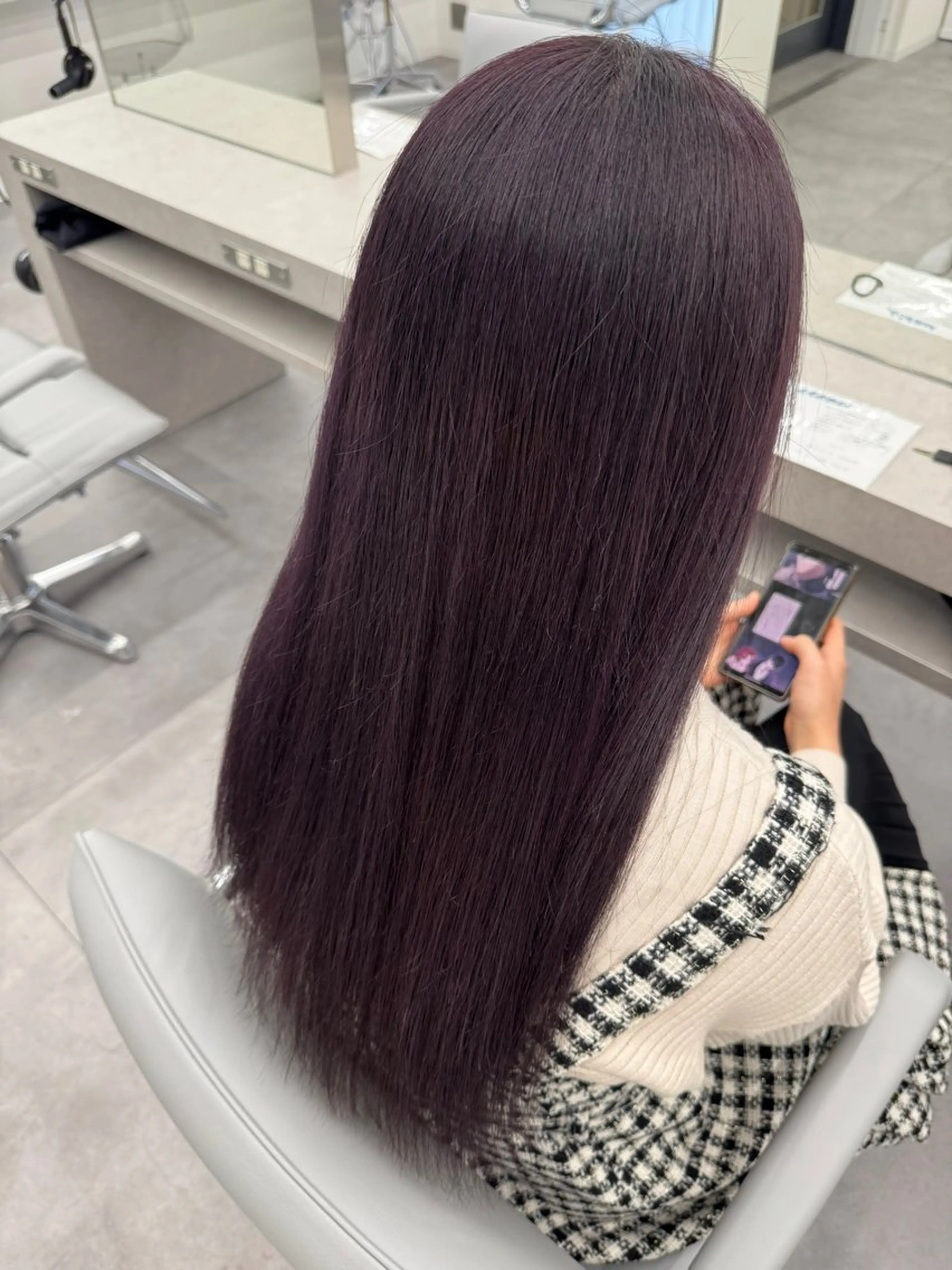 ロング カラー ヘアカラー トリートメント 🎀ブリーチ🎀栄 艶カラー/yukiのヘアスタイル