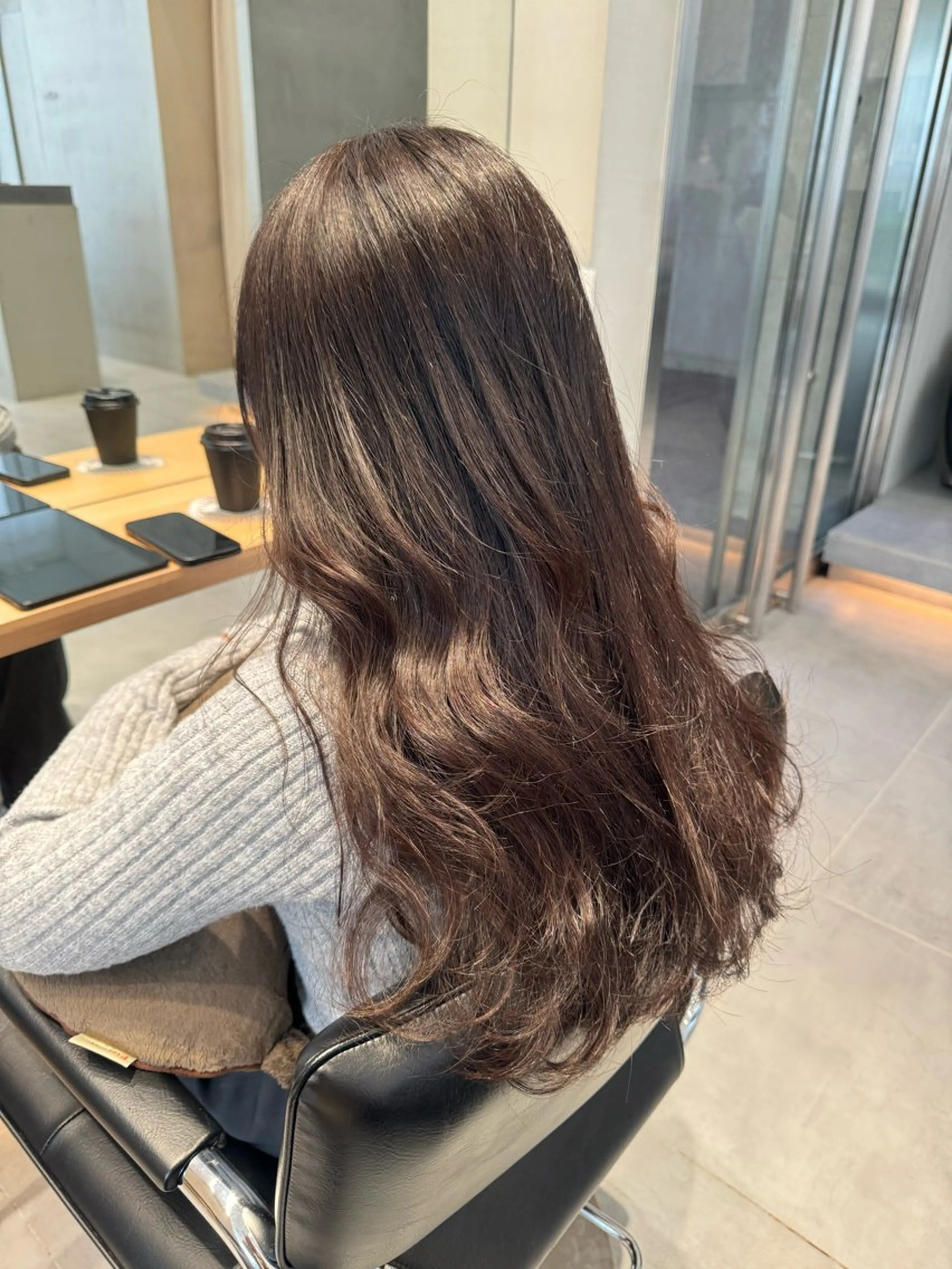 ロング カラー ヘアカラー トリートメント ヘアセット 垢抜け/レイヤー /艶カラー🪼風香のヘアスタイル