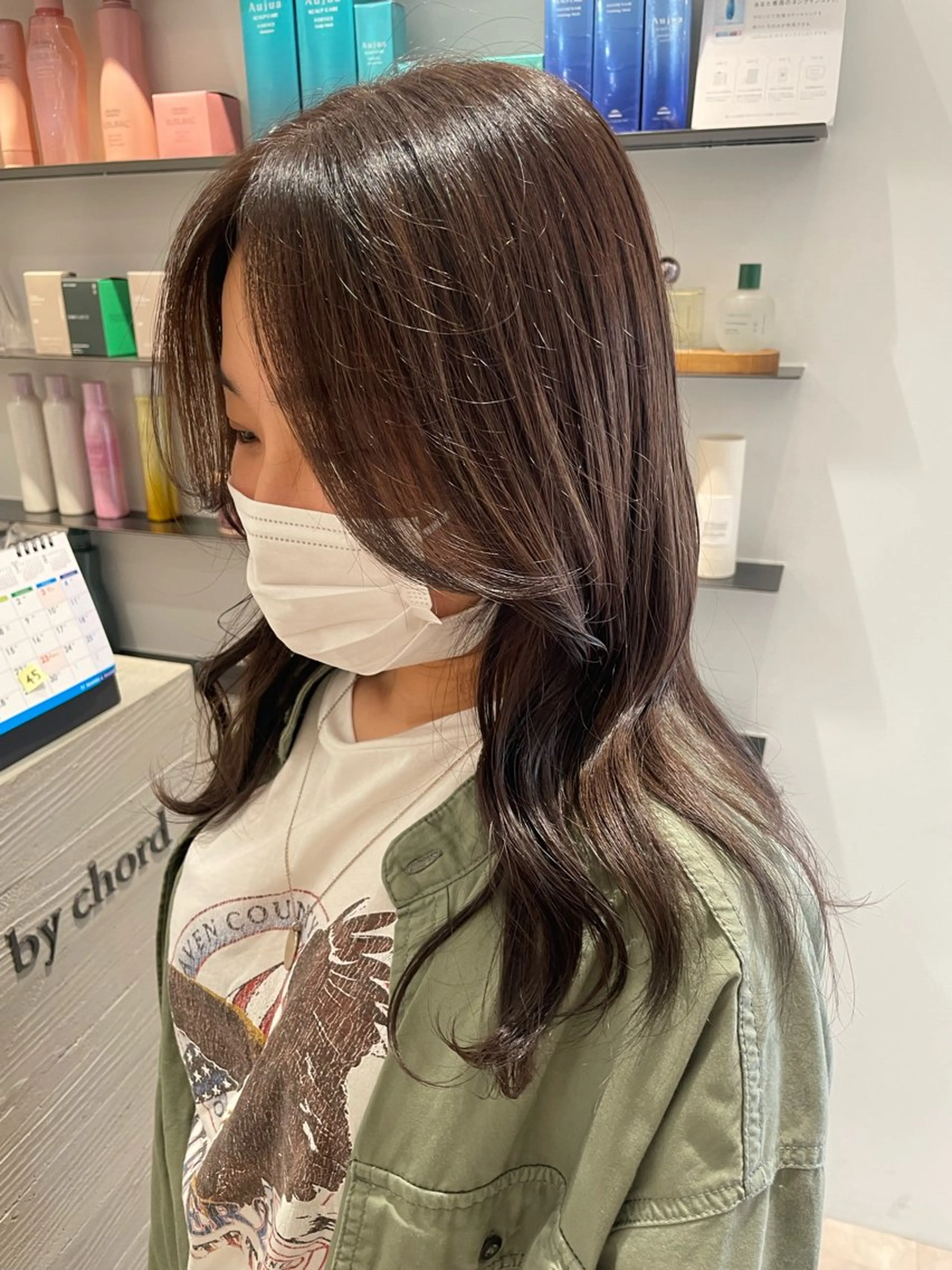 セミロング 🤍tomoka 🤍のヘアスタイル