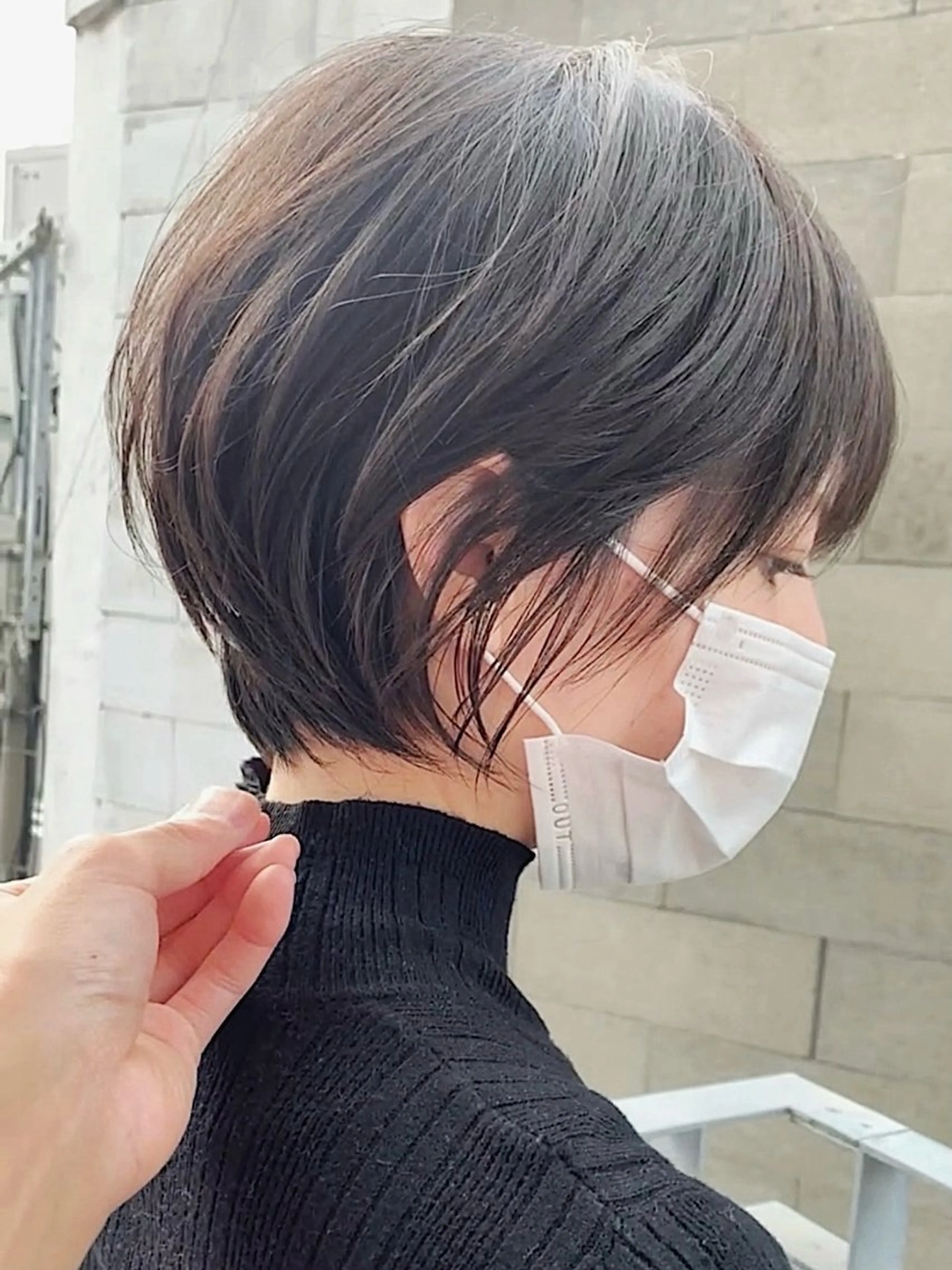 ショート カラー カット 縮毛矯正 トリートメント ショート/レイヤー /札幌/小山内のヘアスタイル