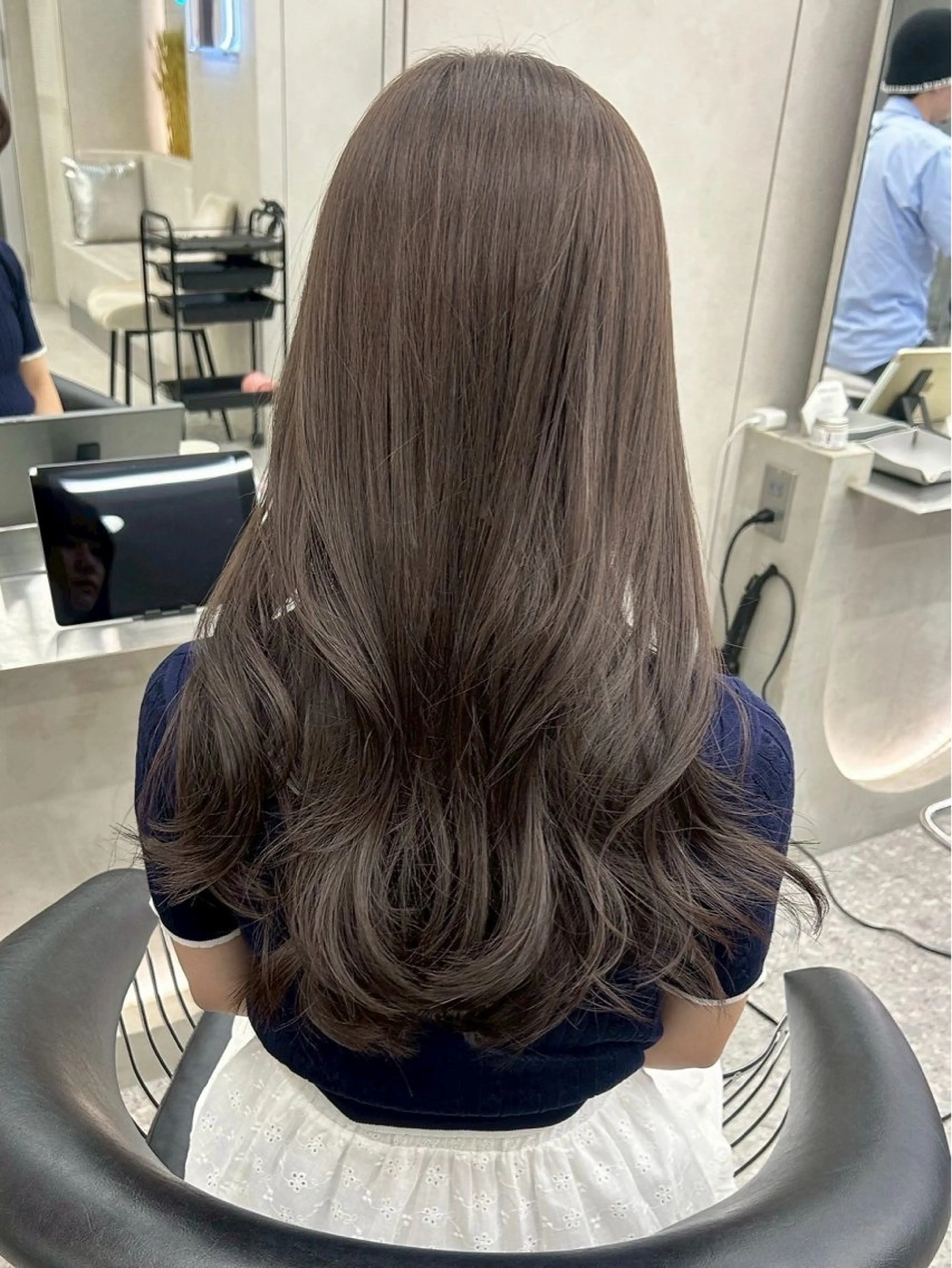 ロング カラー ベージュカラー カット ヘアカラー トリートメント 🌈Hiroki🌈 福岡の愛され美容師のヘアスタイル