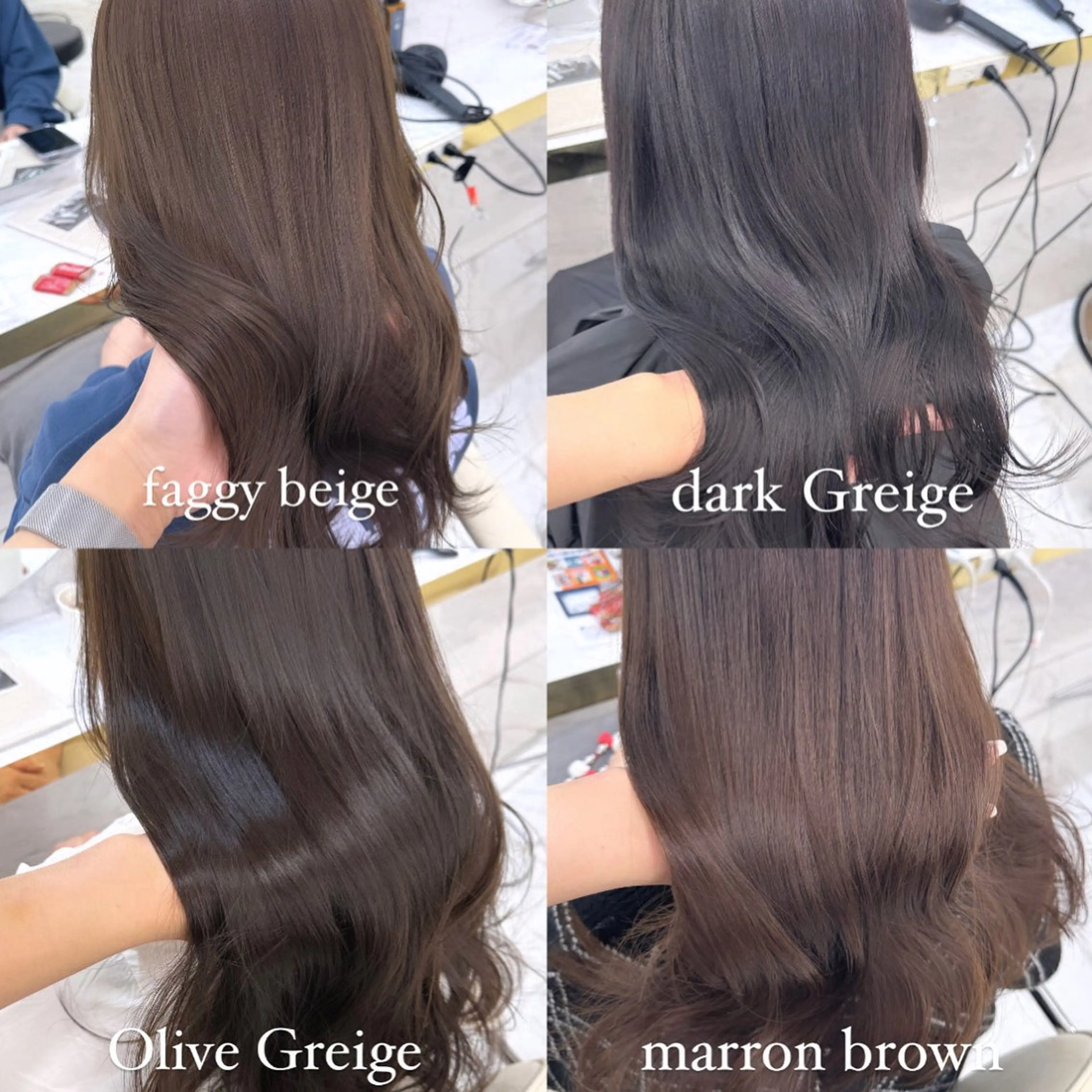 ロング カラー ヘアアレンジ ブリーチ ケアカラー 透明感カラー ブリーチなしカラー カット ヘアカラー トリートメント レイヤーカット🤍 RINAのヘアスタイル