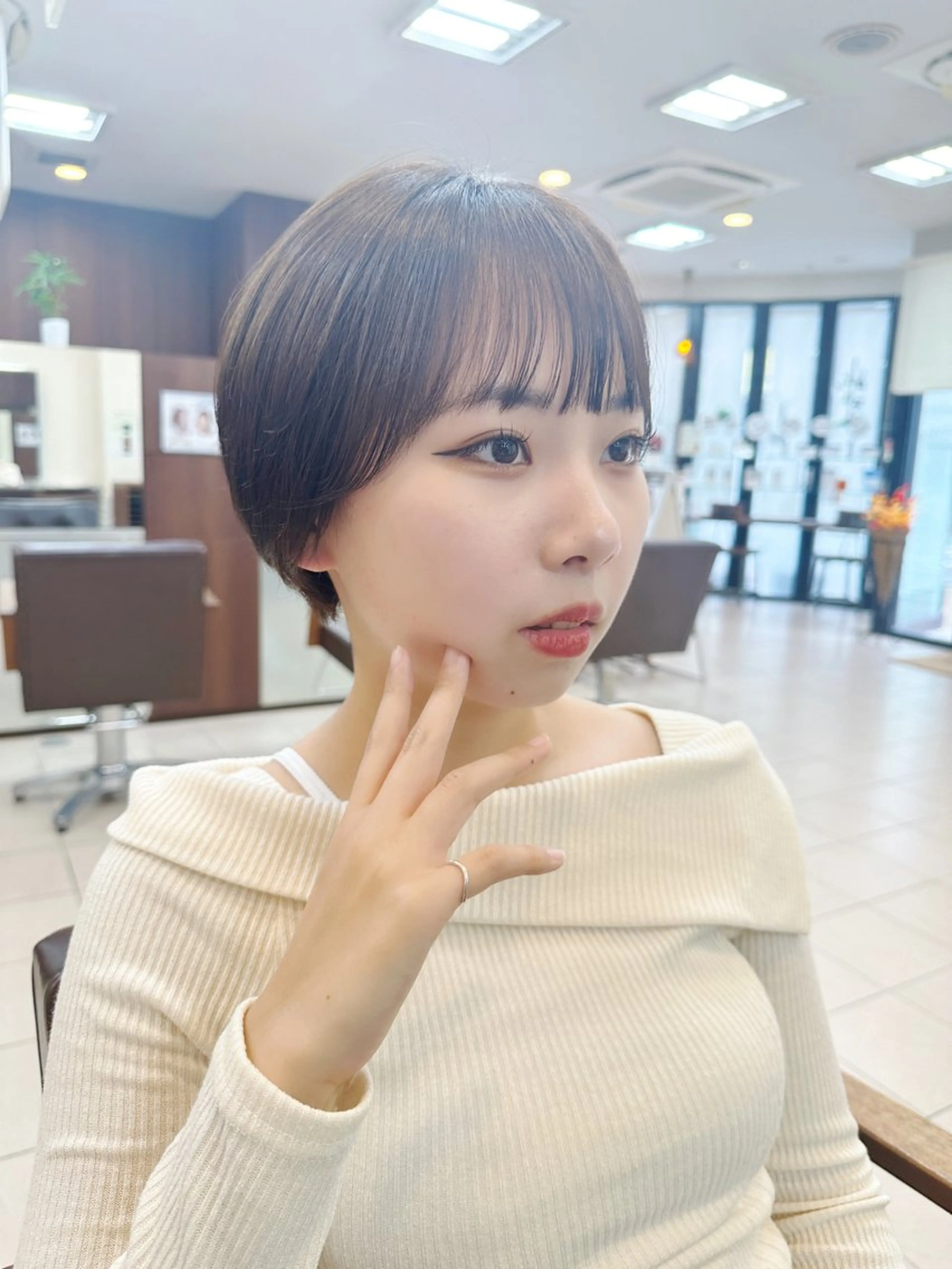 ショート カット ヘアカラー トリートメント 波多野 将貴のヘアスタイル