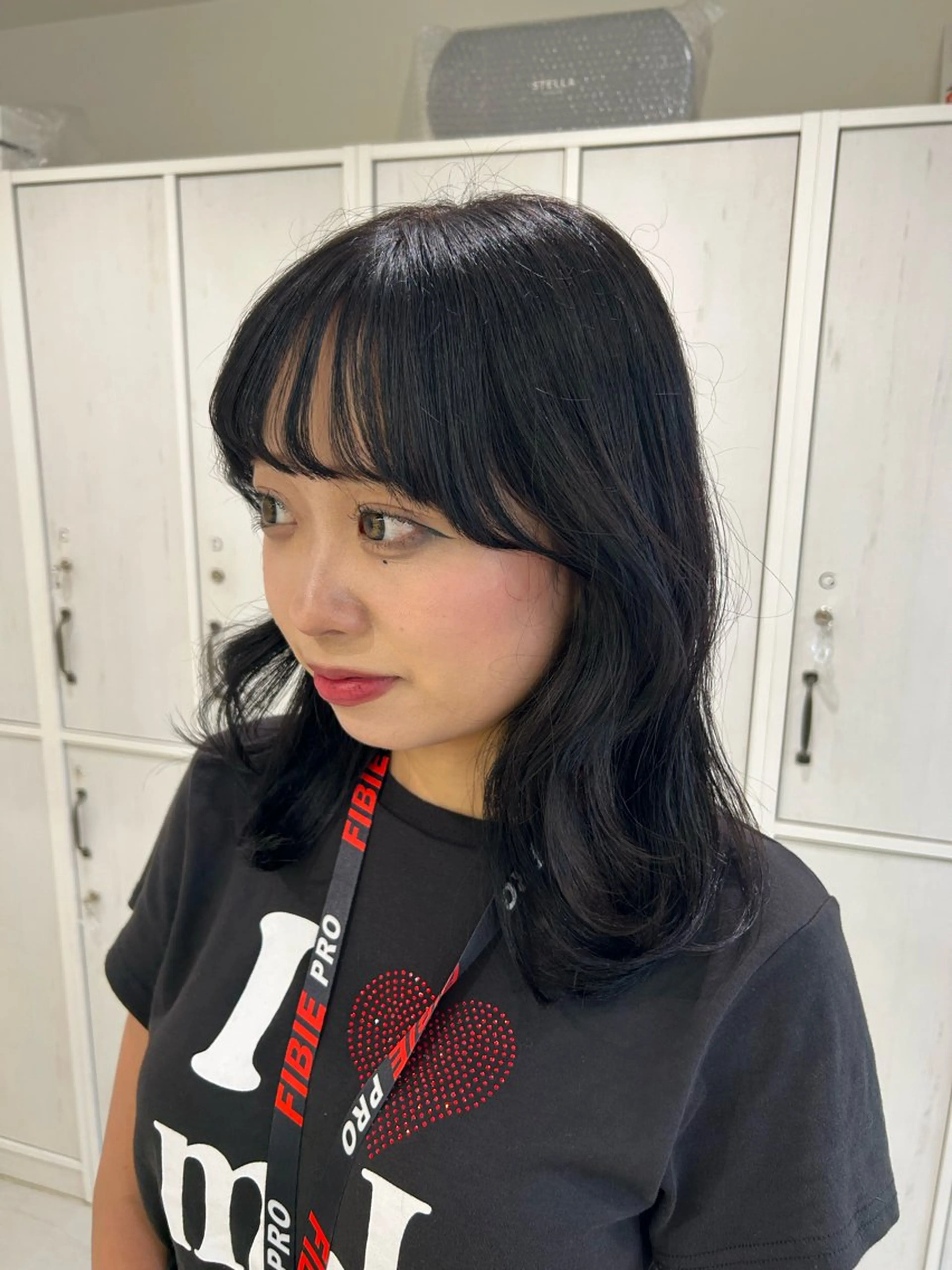 ミディアム ヘアアレンジ ヘアセット hana/海外風ヘア /レイヤーカット🪐のヘアスタイル