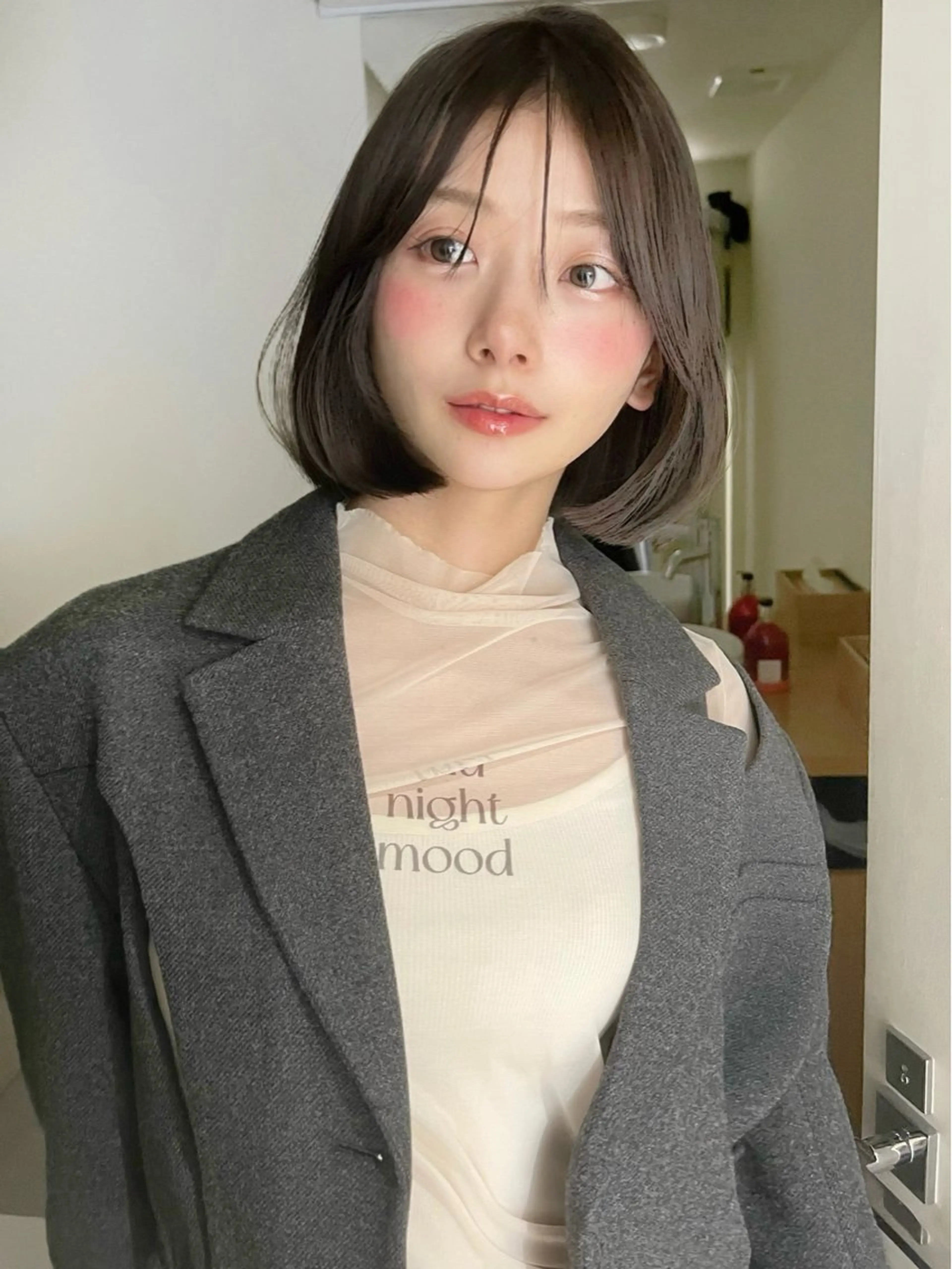 ショート 小顔カット 小顔ボブ jilblanカホのヘアスタイル