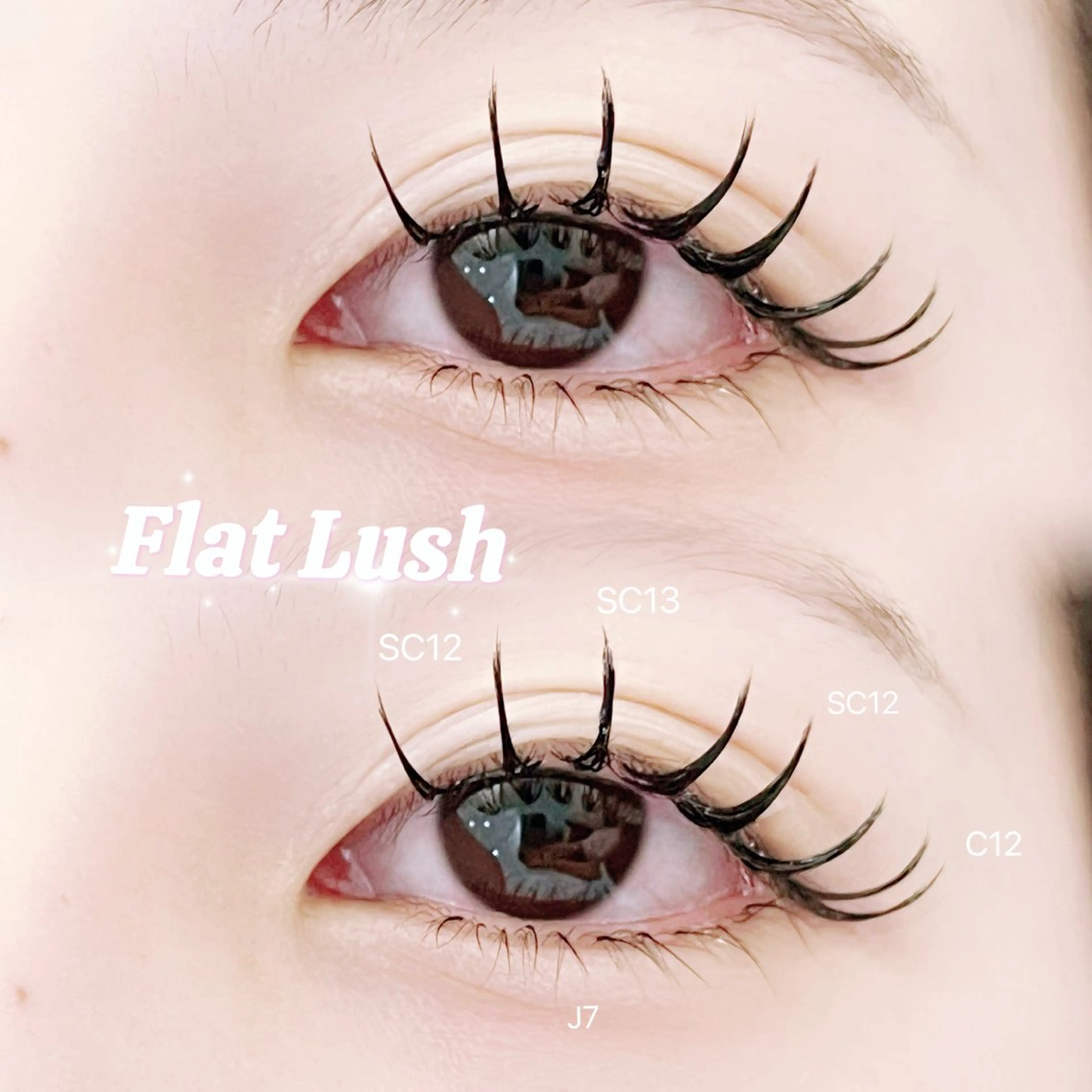 マツエク・マツパ まつ毛エクステモデル SHOKO🎀のマツエク・マツパデザイン