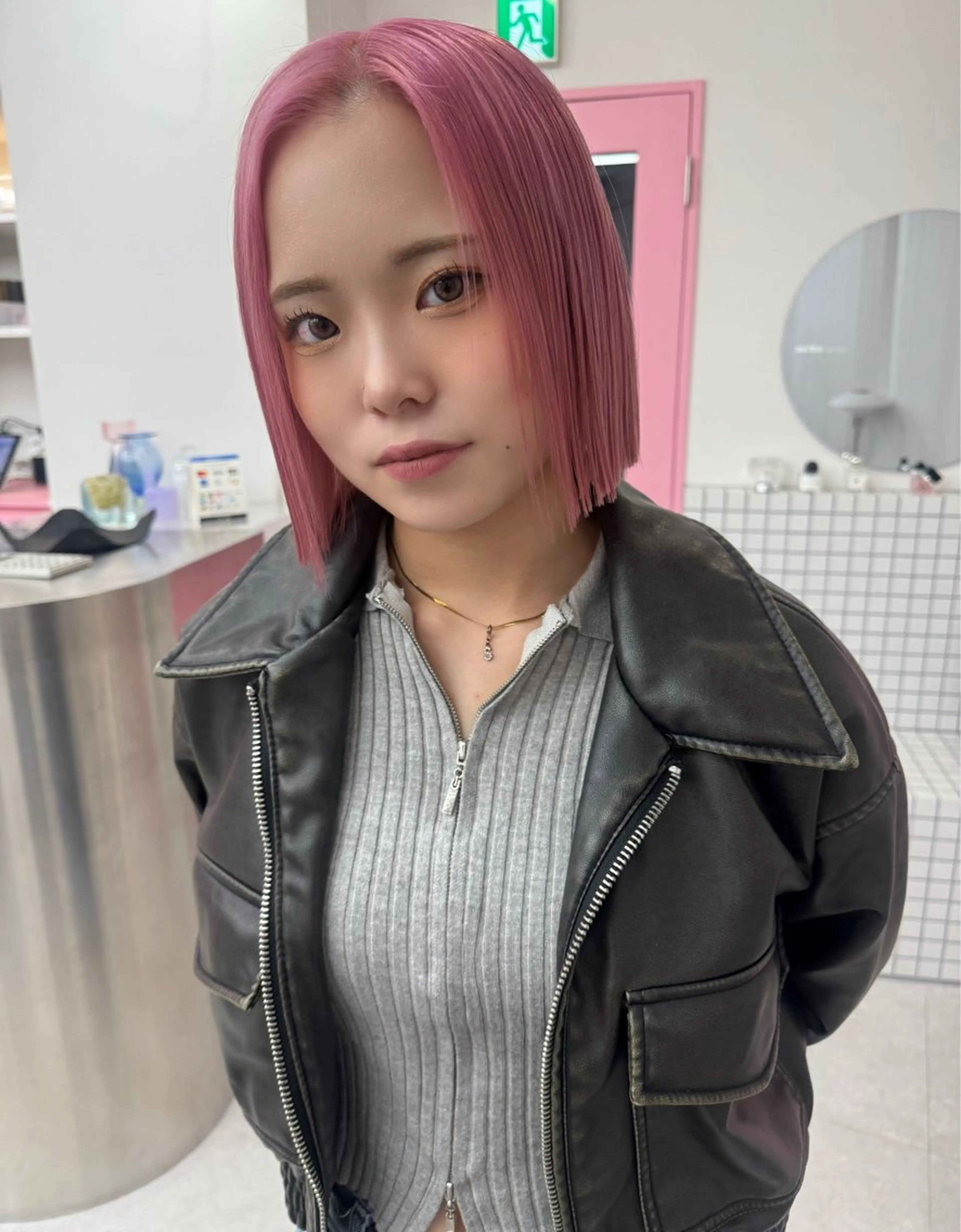 ショート カット ヘアカラー トリートメント レイヤーカット/暖色 カラー/saraのヘアスタイル