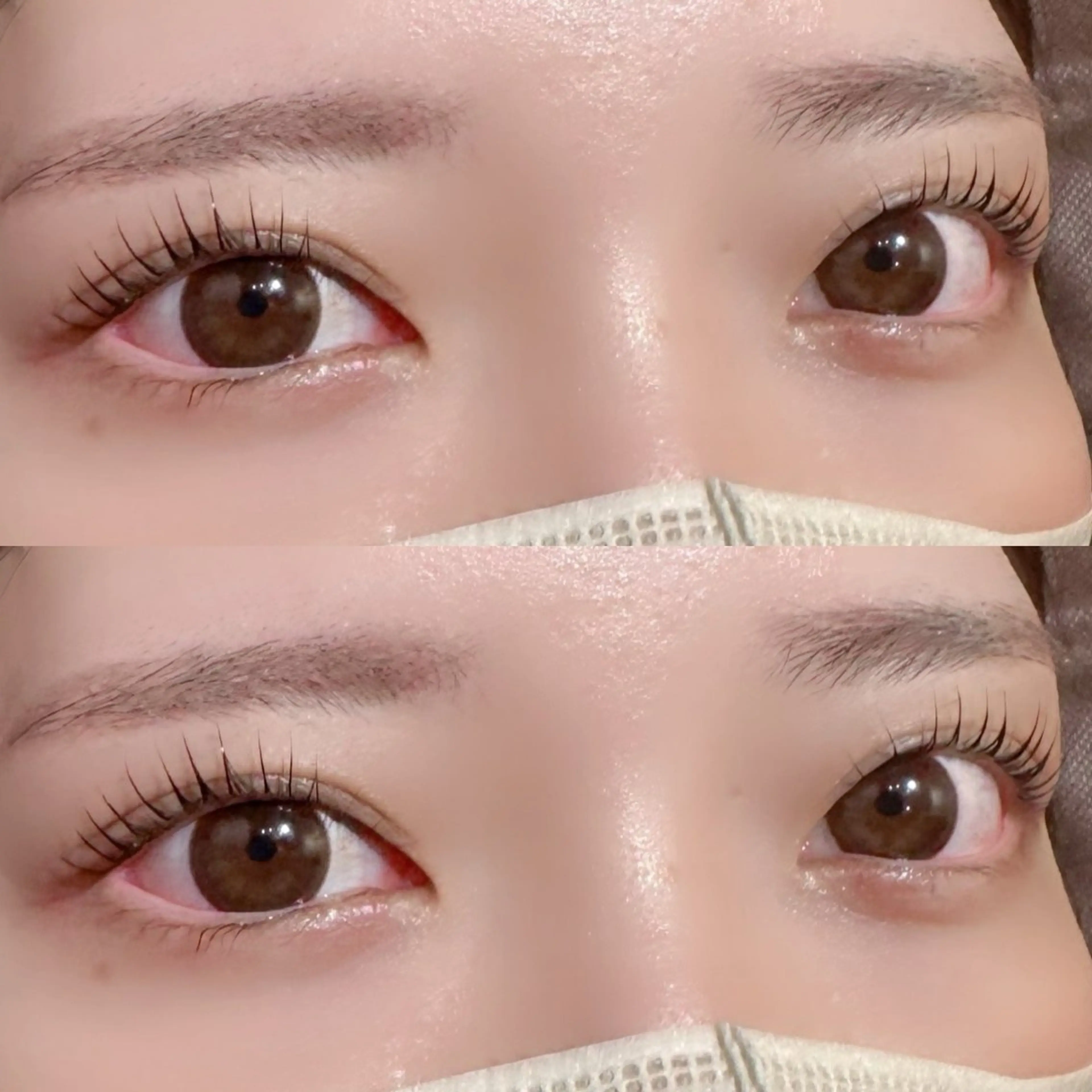 マツエク・マツパ パリジェンヌラッシュリフト a oのマツエク・マツパデザイン