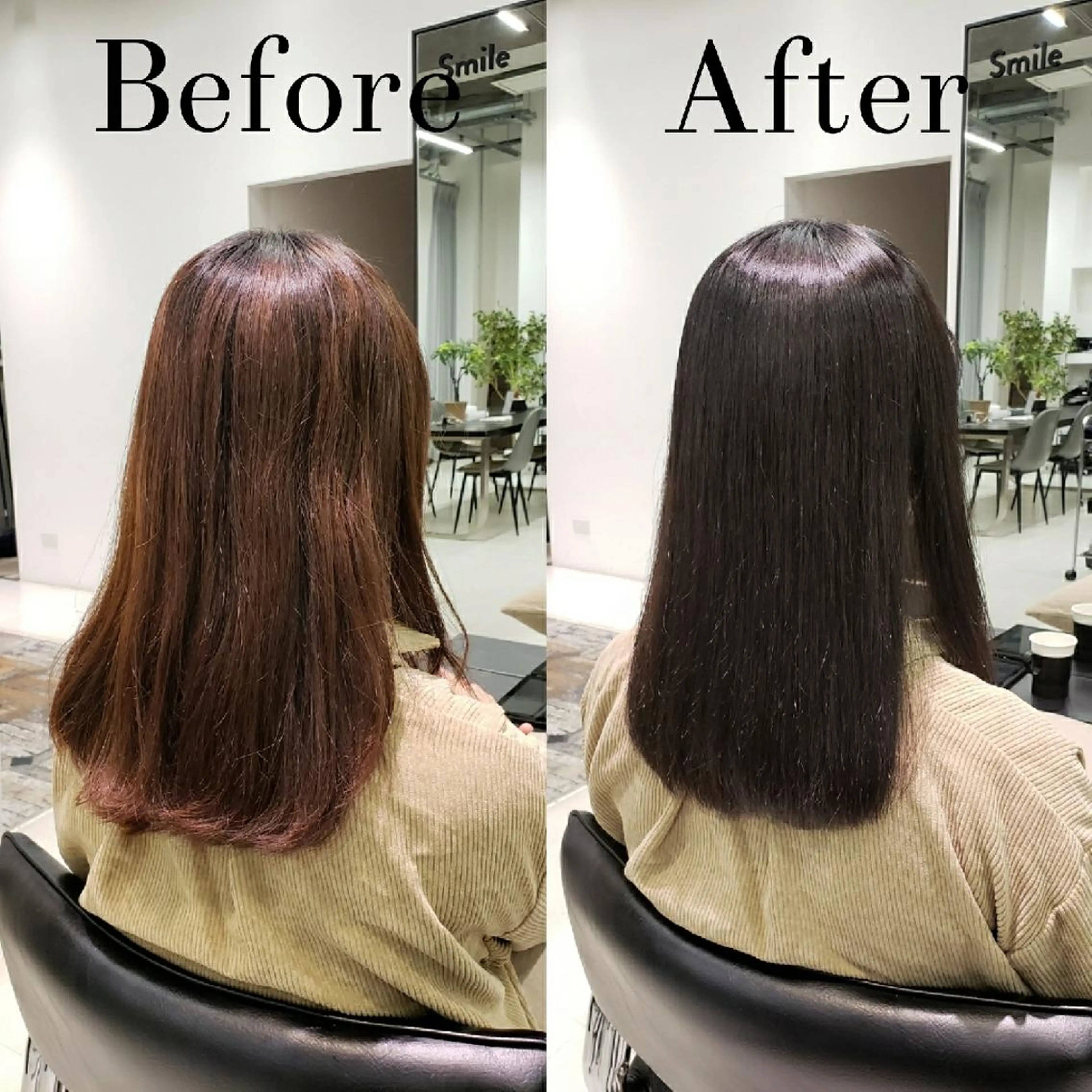 セミロング カラー 💖パーソナル診断 特化YUYA💖のヘアスタイル