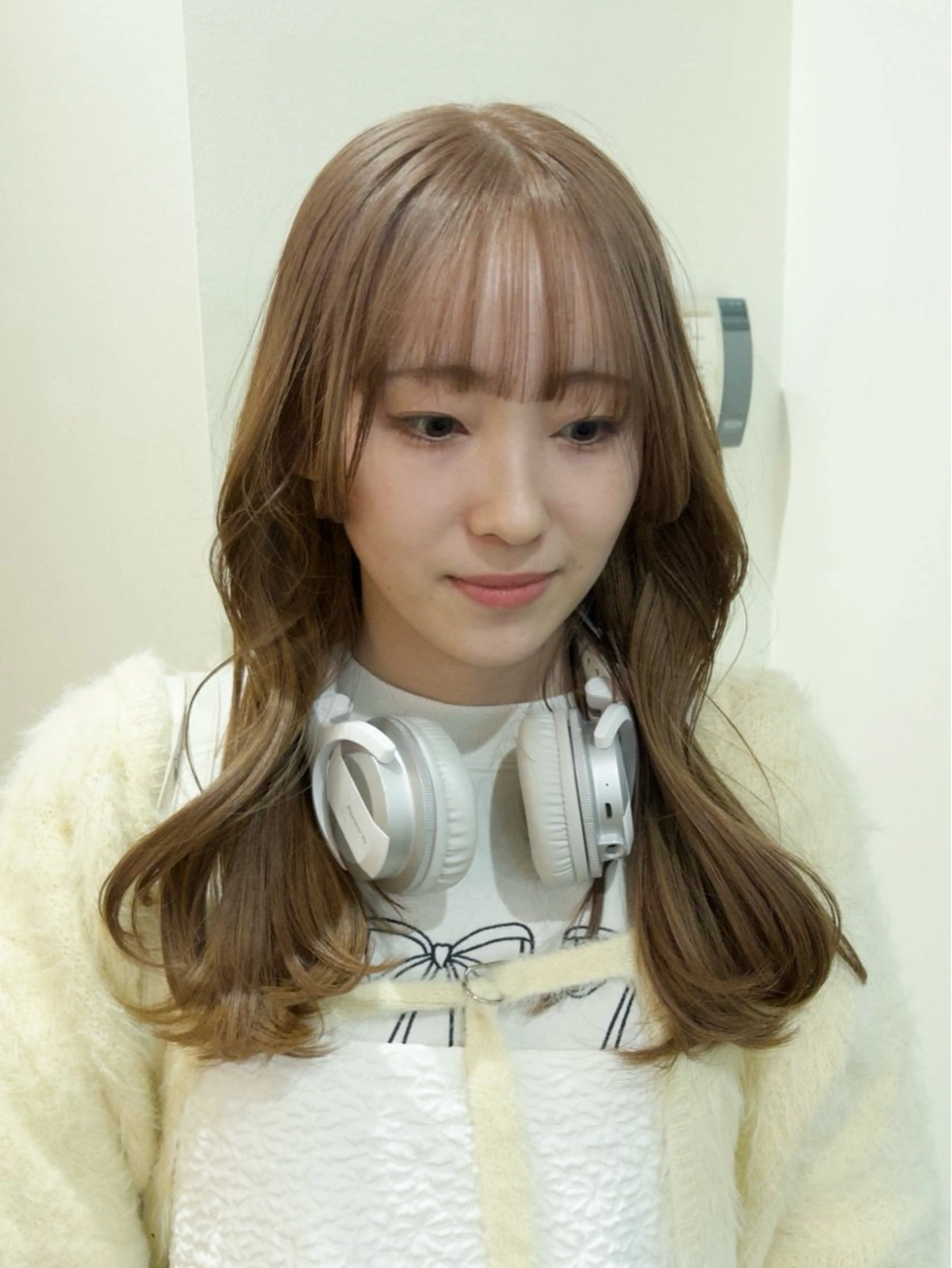 セミロング カット ヘアカラー ボブ/レイヤー 大阪梅田/きょうかのヘアスタイル