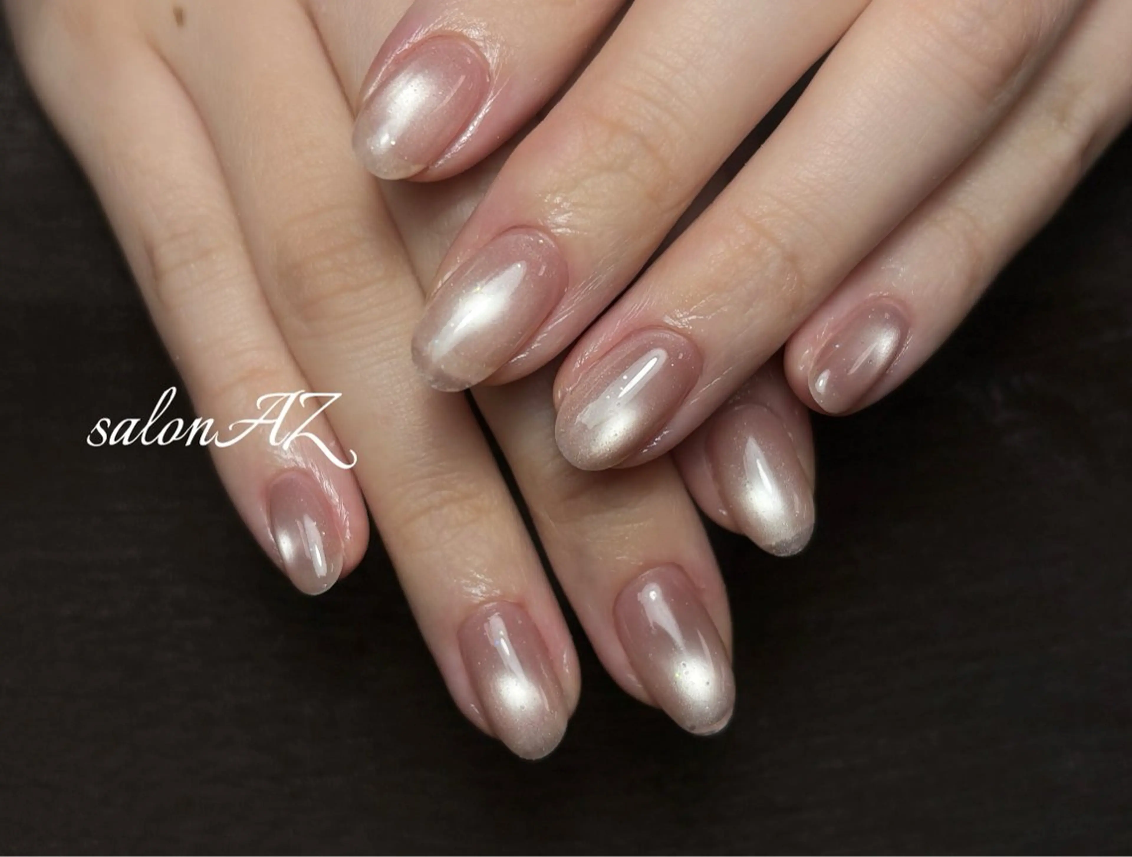 ネイル アートネイル 長さ出し フットネイル フレンチネイル ジェルネイル ハンドネイル salon AZのネイルデザイン