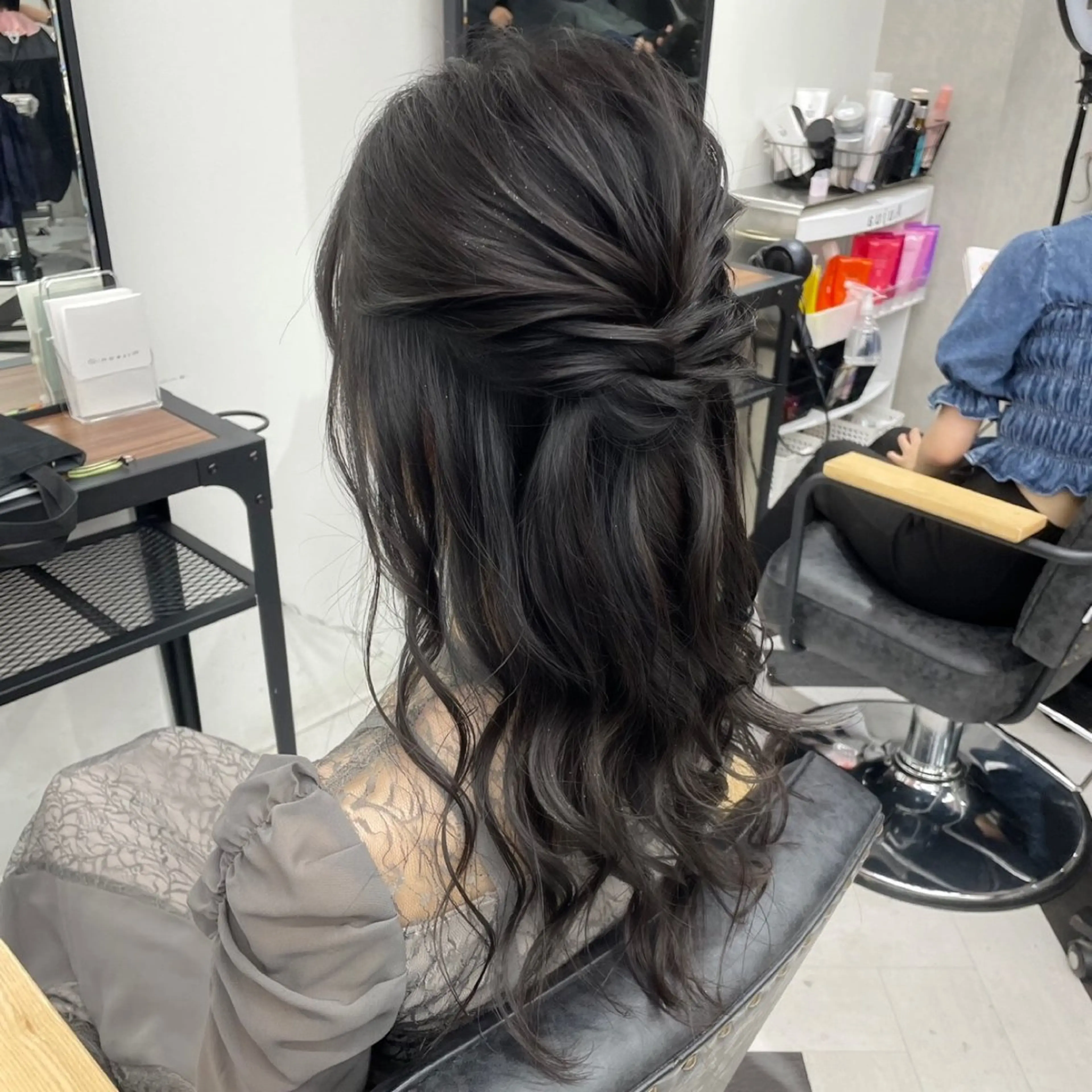 セミロング カラー パーマ ヘアアレンジ メンズ mona/ ストレートスタイル✨のヘアスタイル