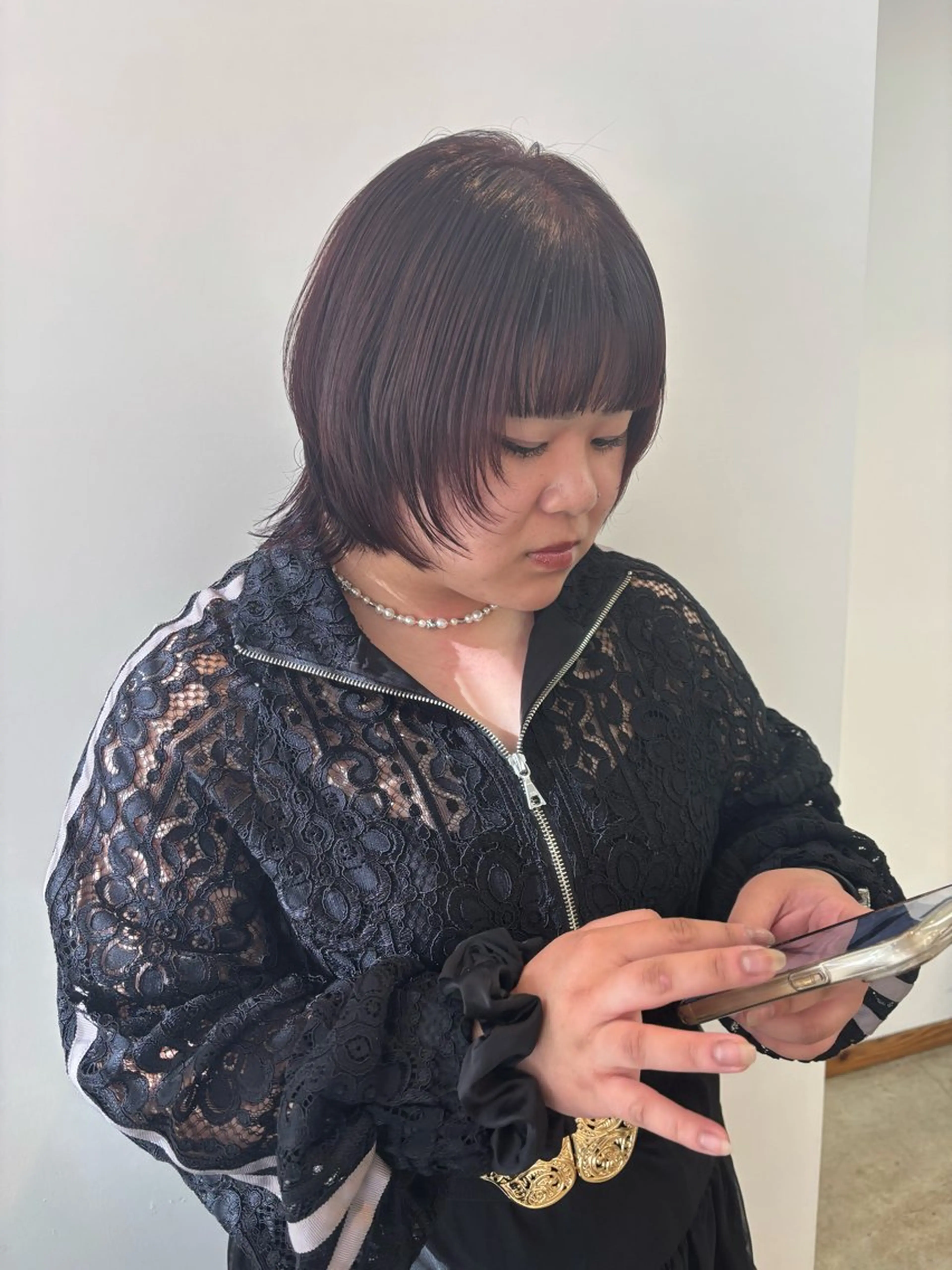 ショート ヘアカラー ヘッドスパ 透明感カラー🫧 高田李胡のヘアスタイル