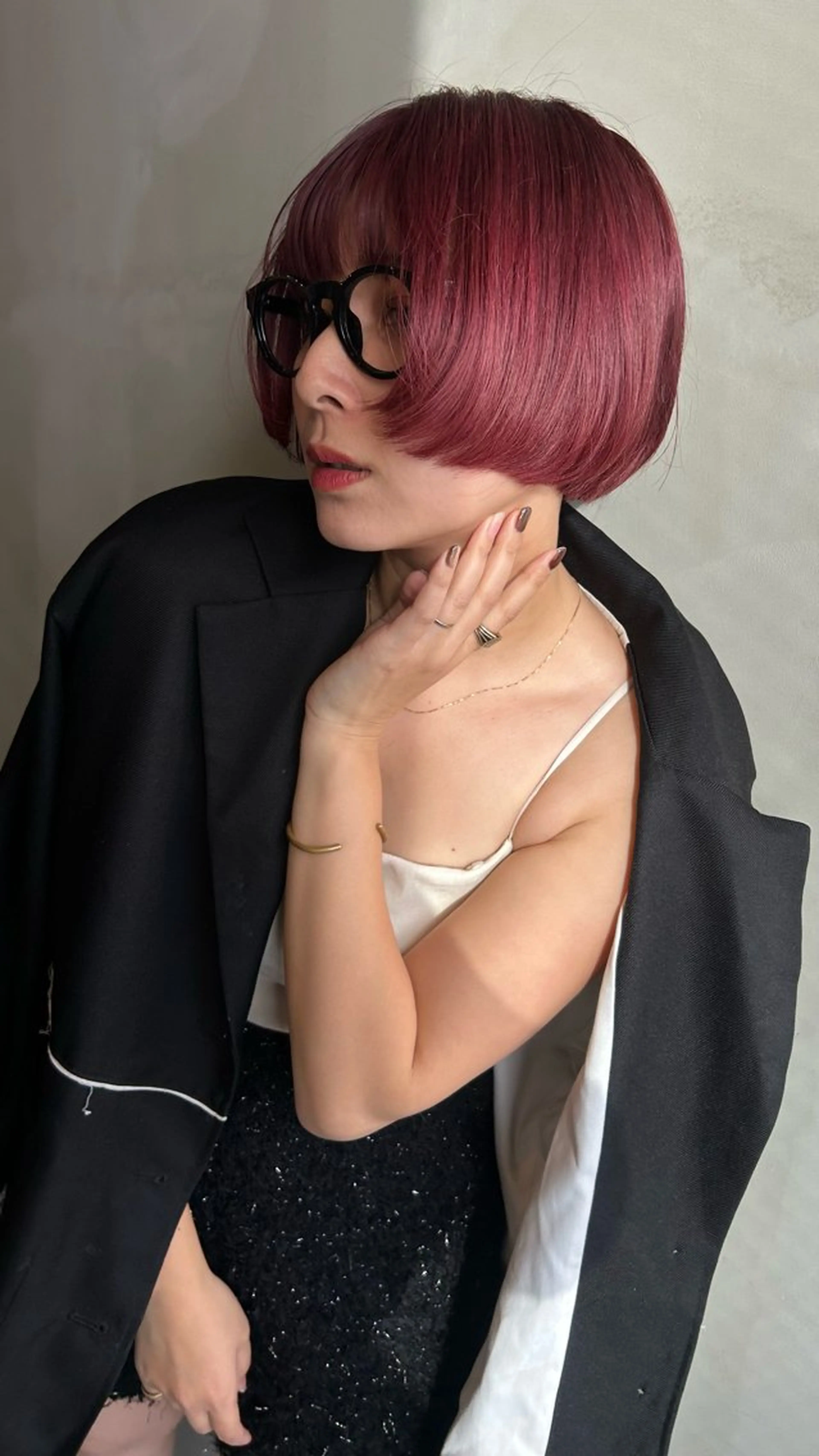 ショート カラー ヘアカラー トリートメント ショート/ボブ/ 心斎橋/宮脇美奈のヘアスタイル