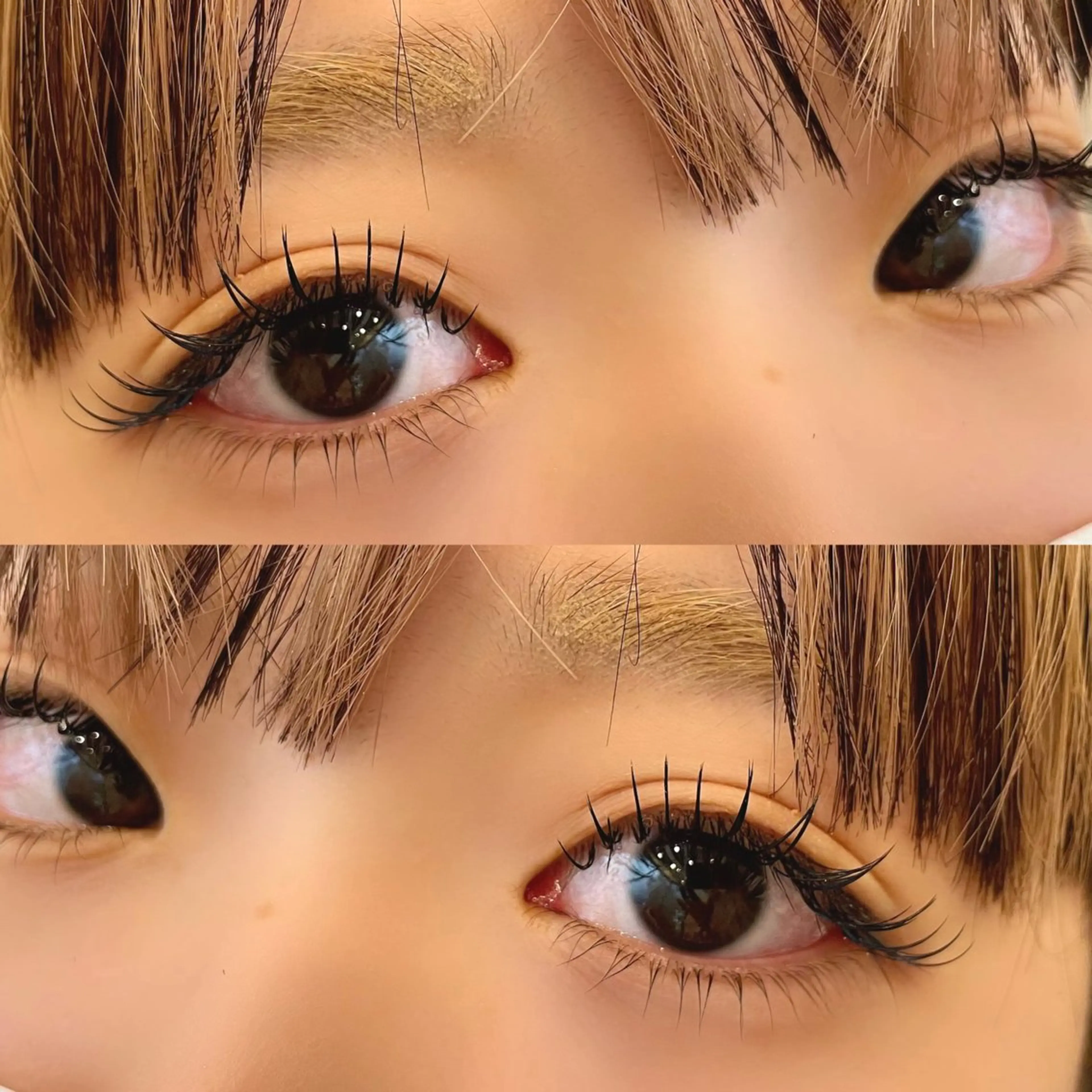 マツエク・マツパ フラットラッシュ ナチュラル パリジェンヌラッシュリフト まつげパーマ 下まつげエクステ マツエク 💕丸島 夏名🐰🍀のマツエク・マツパデザイン