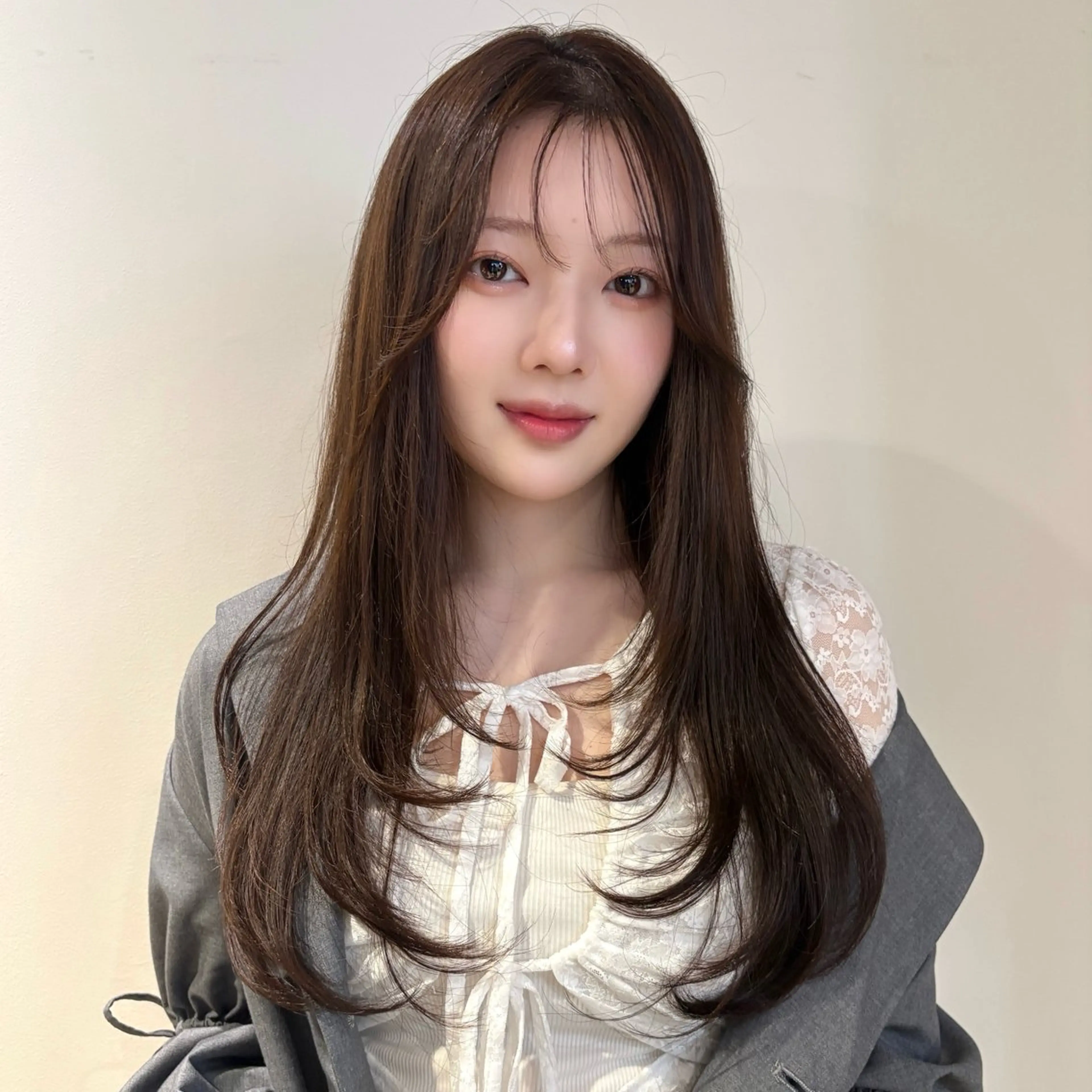 ✨美髪コース🎀人気No.1💫縮毛矯正➕カット➕ケアトリートメント🥣乾かすだけでまとまる艶髪🫧の写真