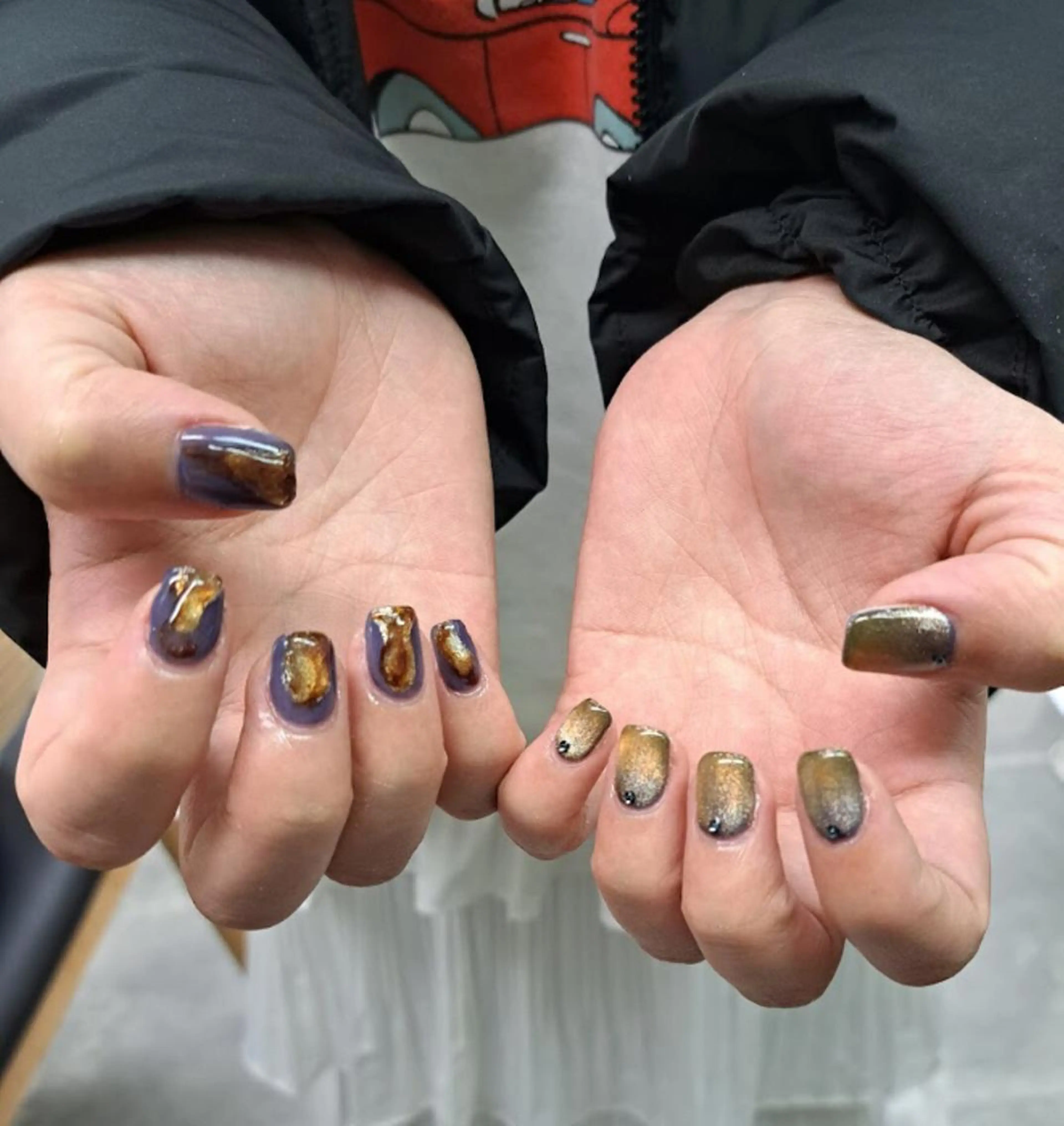 ネイル アートネイル ジェルネイル マグネットネイル ニュアンスネイル スカルプネイル nailstudio eviz新宿店のネイルデザイン