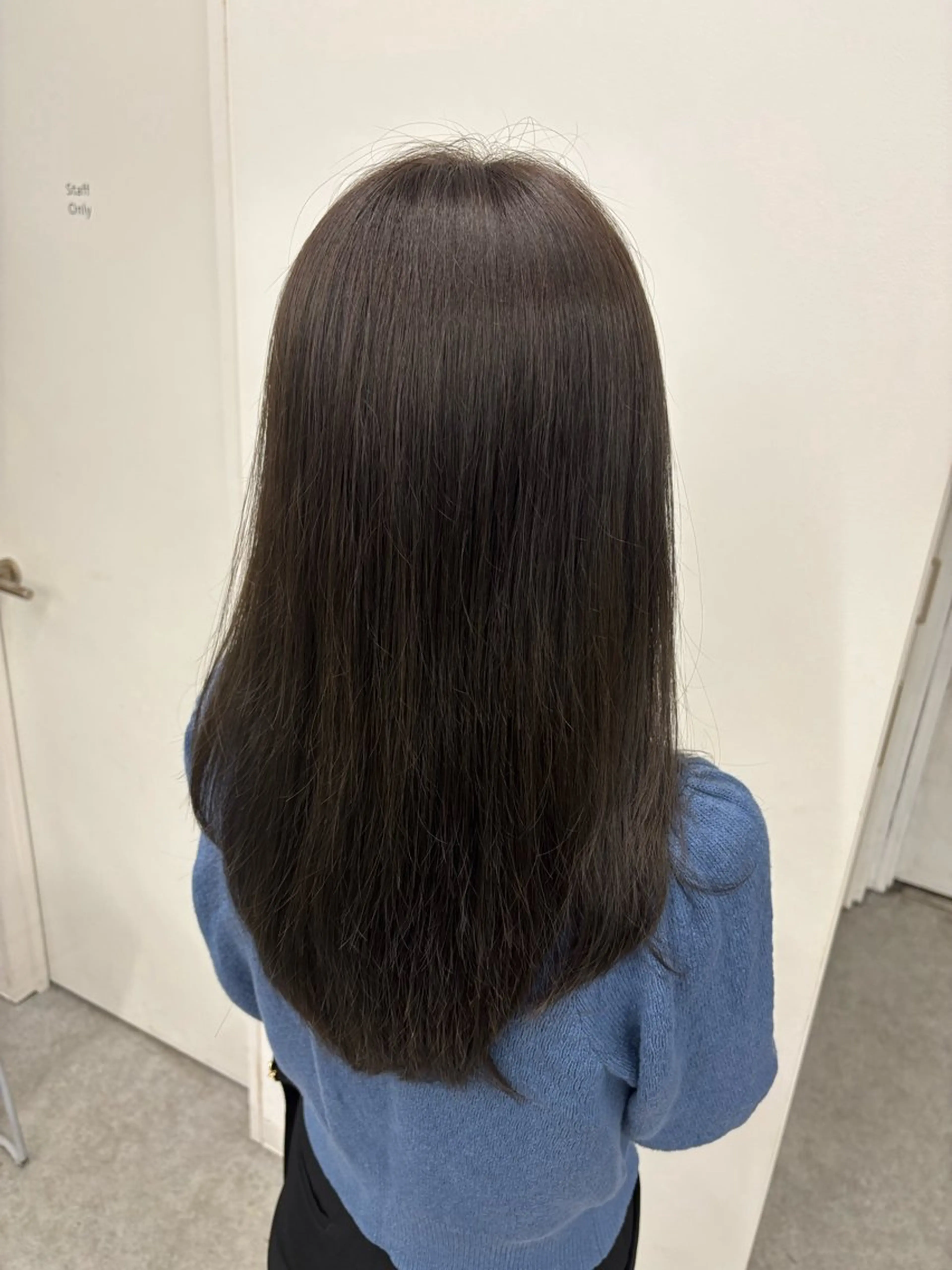 カラー 🤍透明感·ツヤ感 カラー/mai‎🤍のヘアスタイル