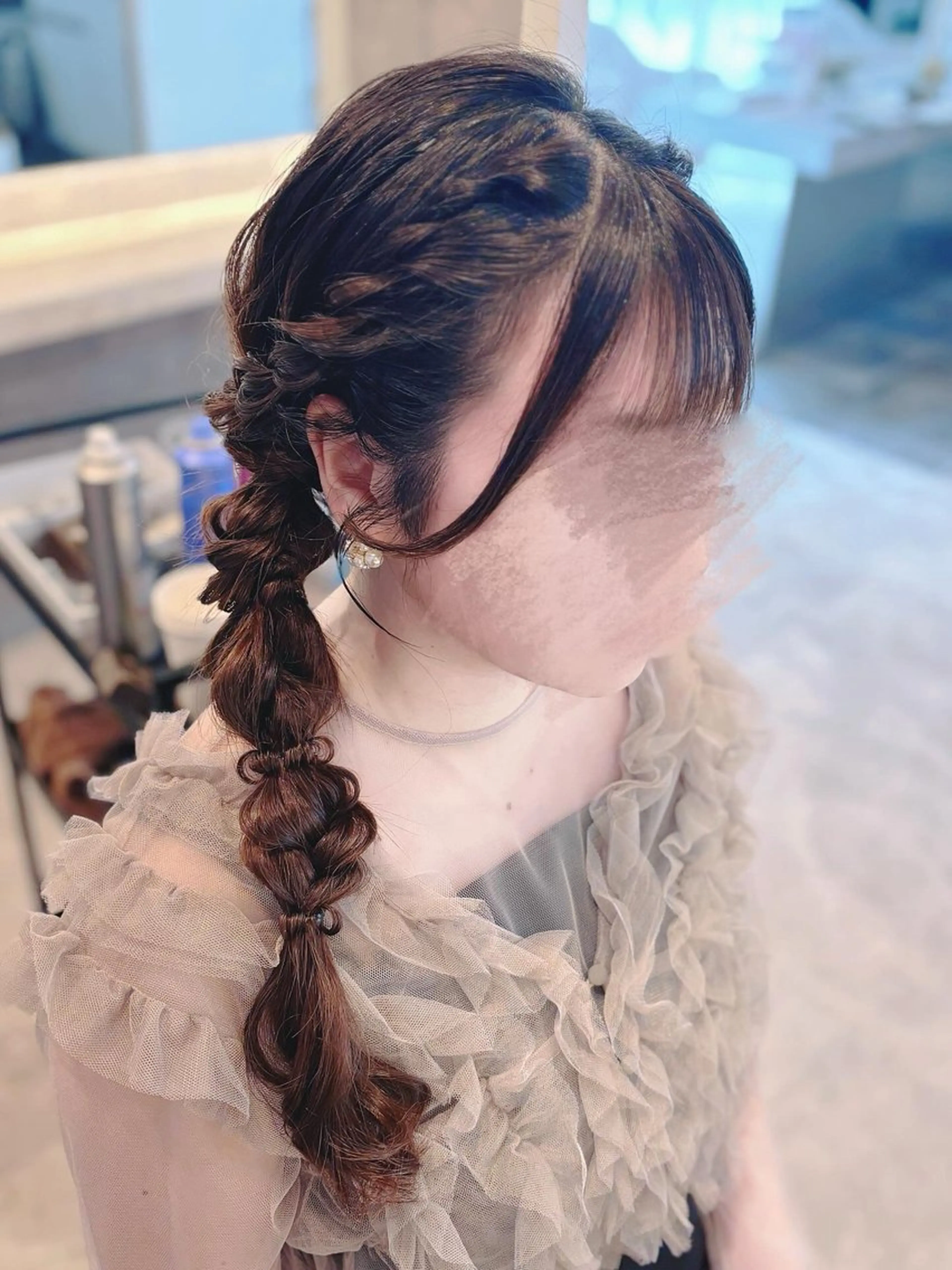 【結婚式やパーティーに✨️】ヘアセットの写真