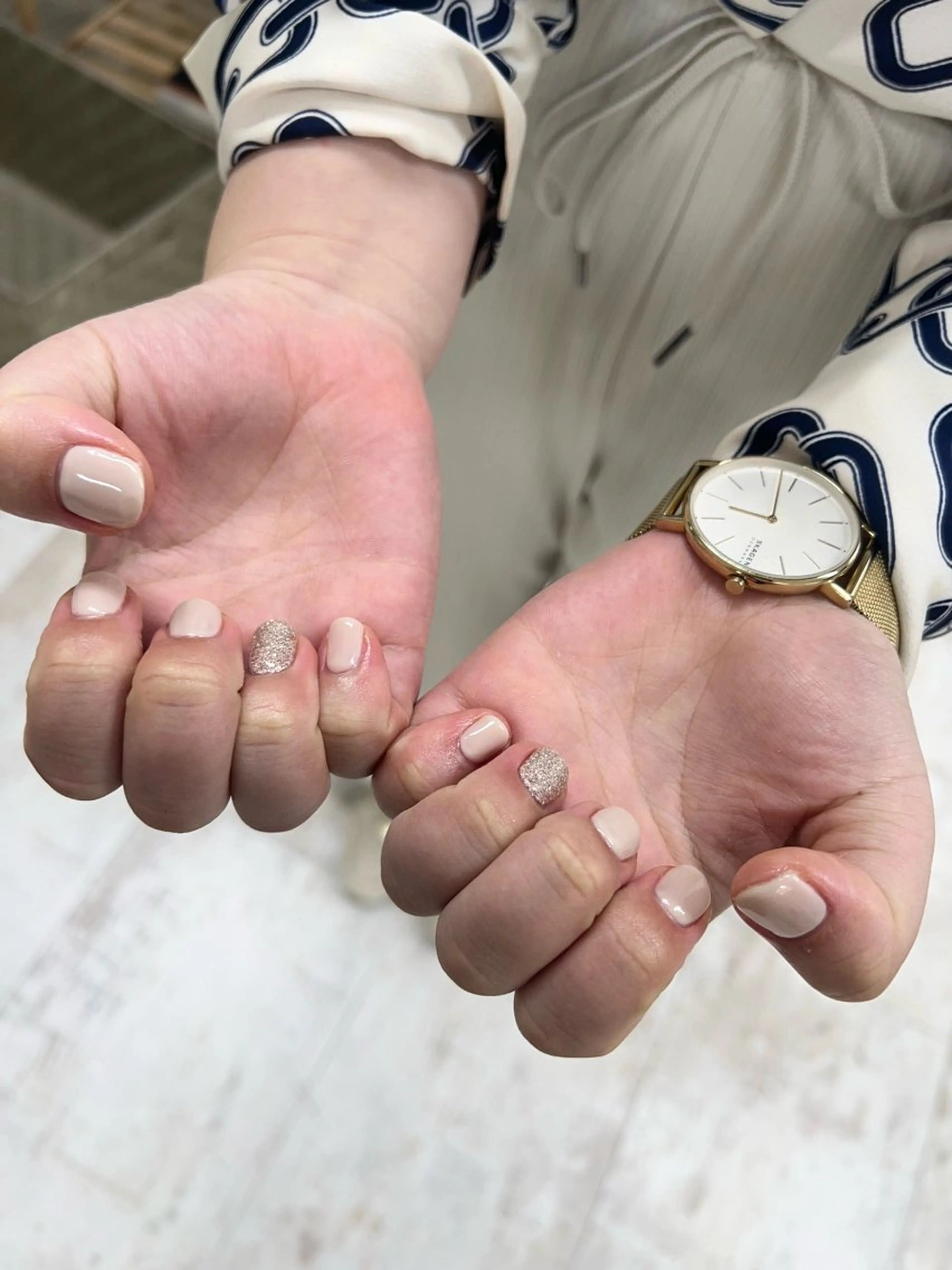 ネイル ワンカラーネイル 吉田 里菜のネイルデザイン