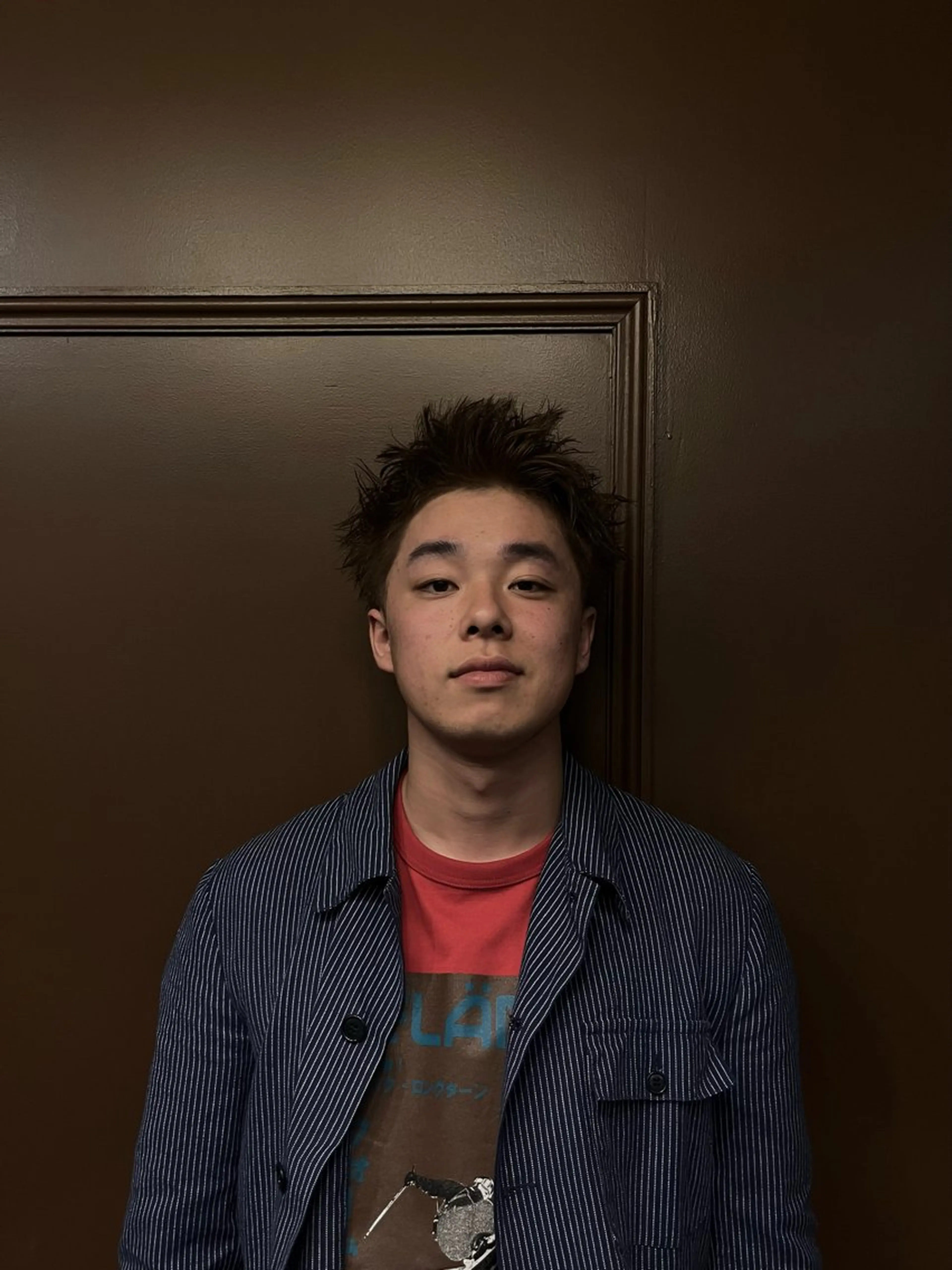 メンズ フェードカット スパイキーショート 窪田 力也のヘアスタイル