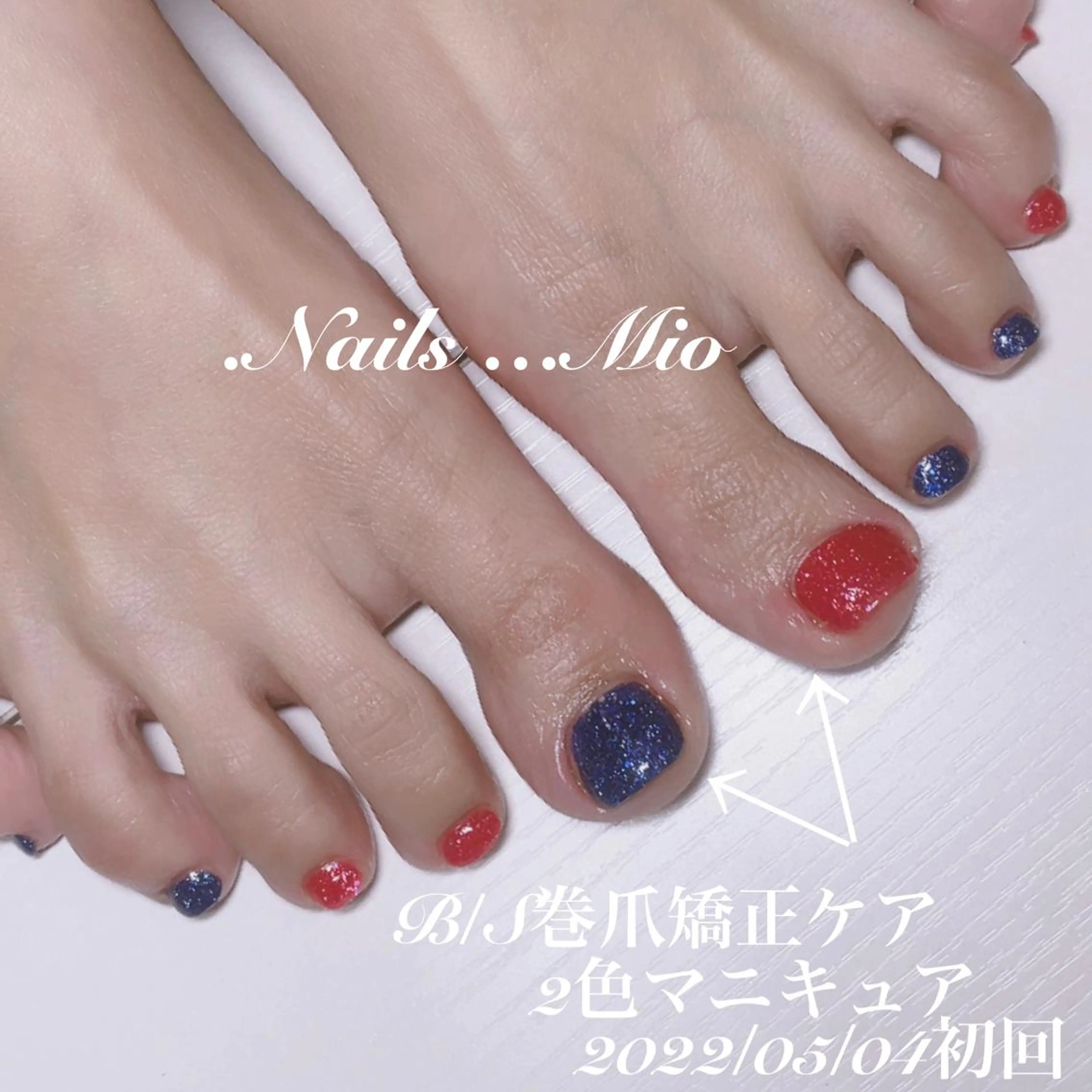 ネイル フットネイル .Nails Mio 赤羽西ネイルサロンのネイルデザイン