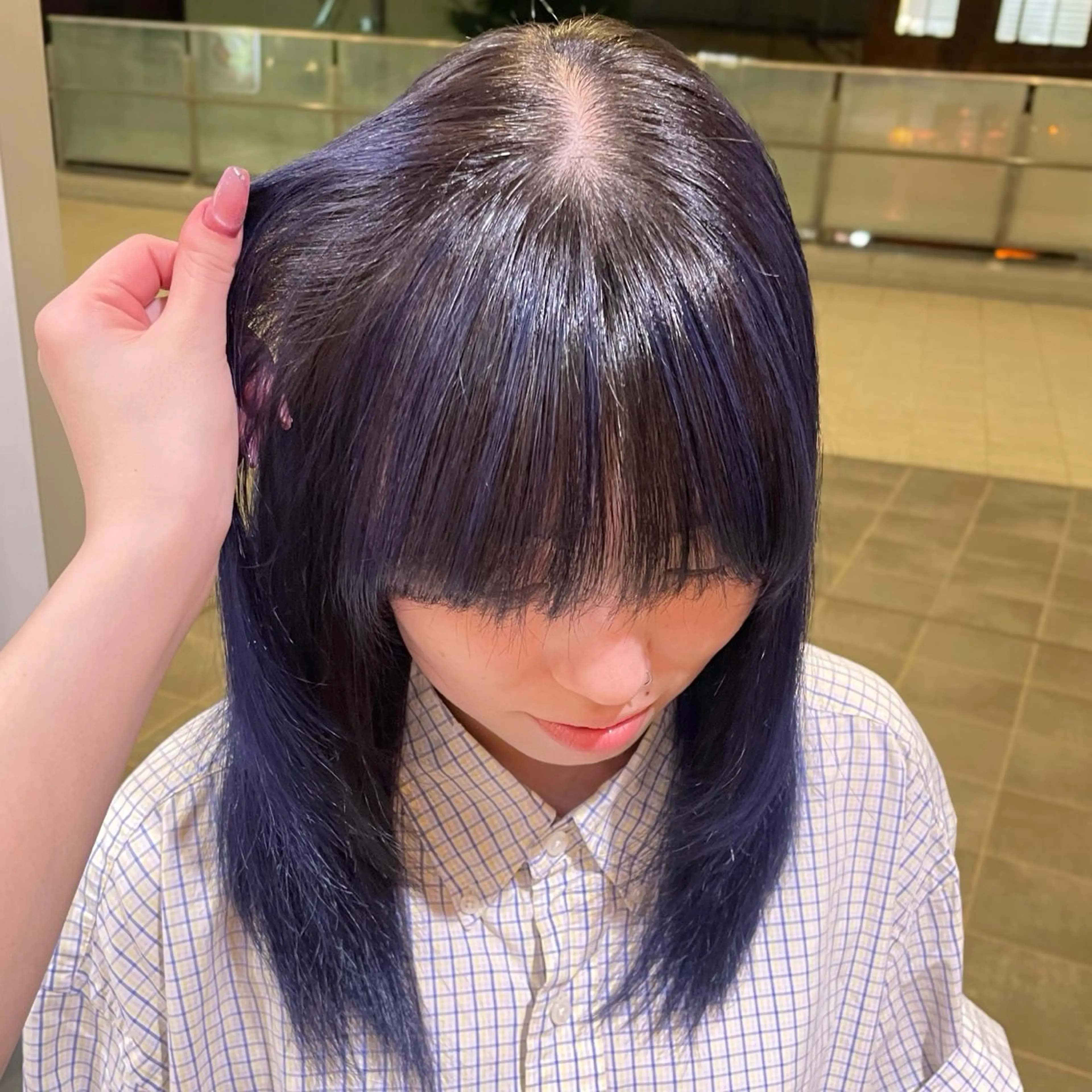 【⛓️ダメージ50%軽減&色持ちUP⛓️】"髪質改善カラー "水分たーっぷり🚿🩵AMASIA＋REZOカラー💎🪽の写真