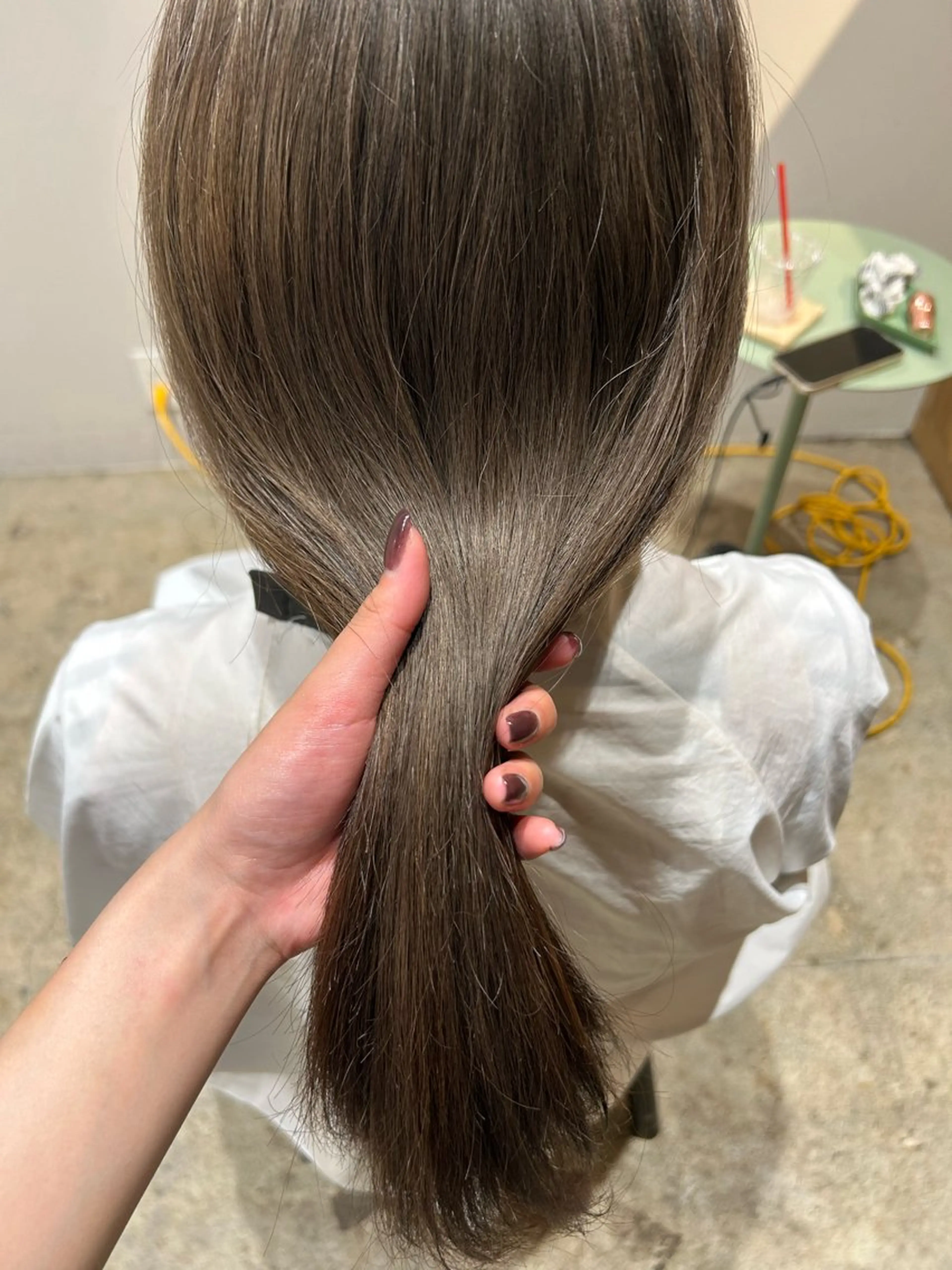 w color (ブリーチ🉑)➕ treatment 🫧の写真