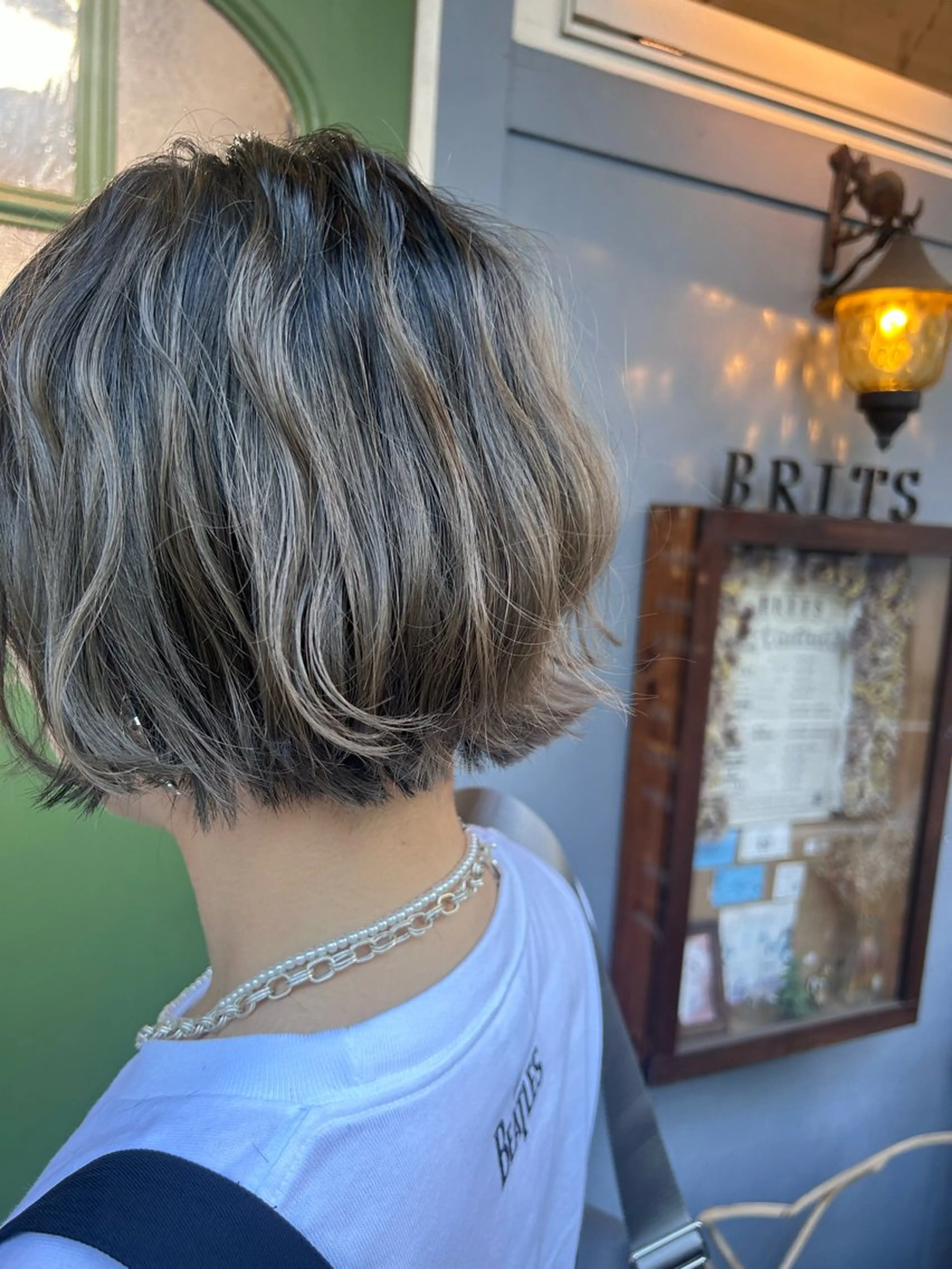 ショート カラー ヘアカラー 清水千優/パーマ/ メンズパーマのヘアスタイル