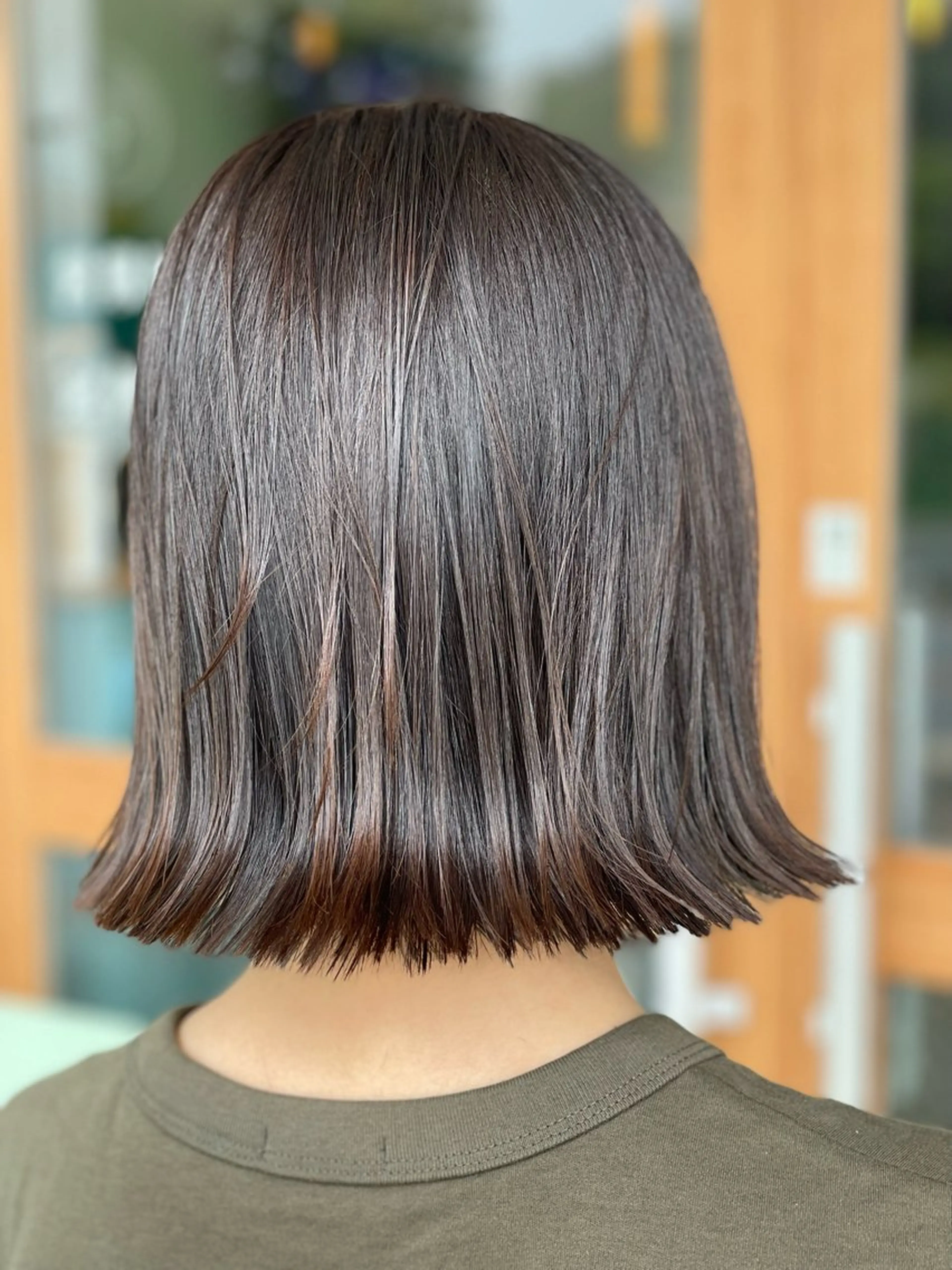 ミディアム カラー グレージュ Snaly カラー特化ページのヘアスタイル