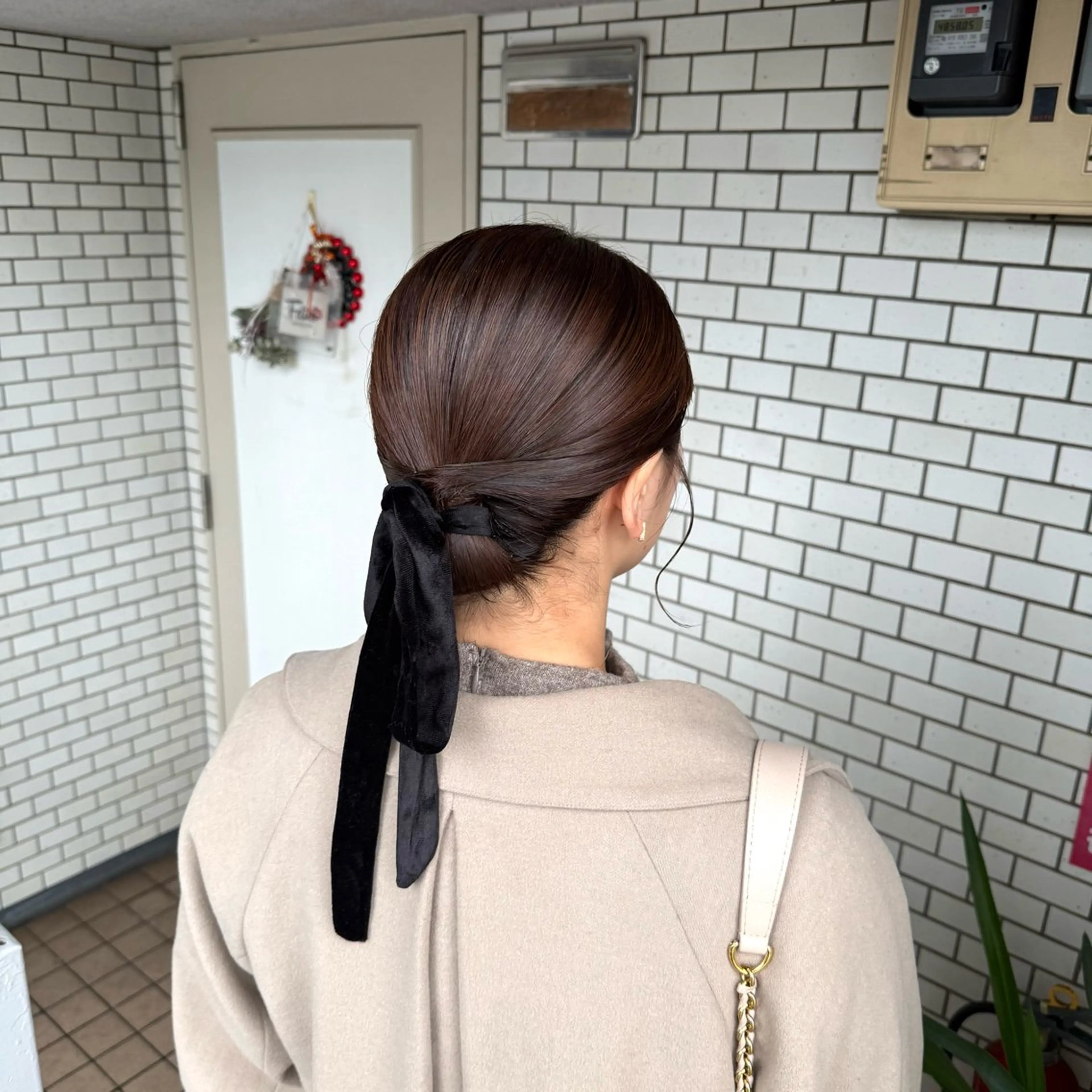 ショート ヘアアレンジ 成人式 ハーフアップ 結婚式・ブライダル ボブ 卒業式のヘアスタイル 褒められヘアメイク /‎ボブ女子🐶みおのその他イメージ