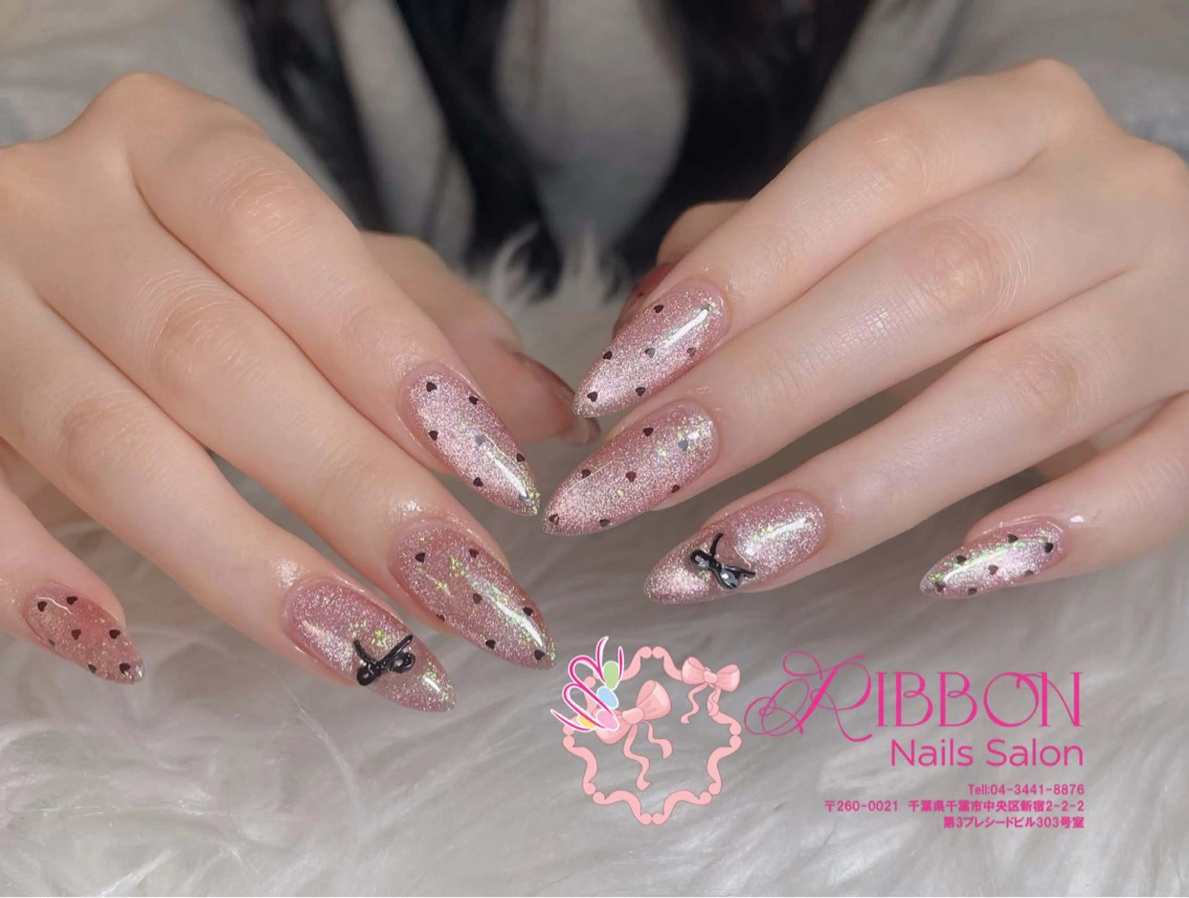 ネイル チークネイル フットネイル フレンチネイル グラデーション 韓国ネイル ハンドネイル Ribbonnail salonのネイルデザイン