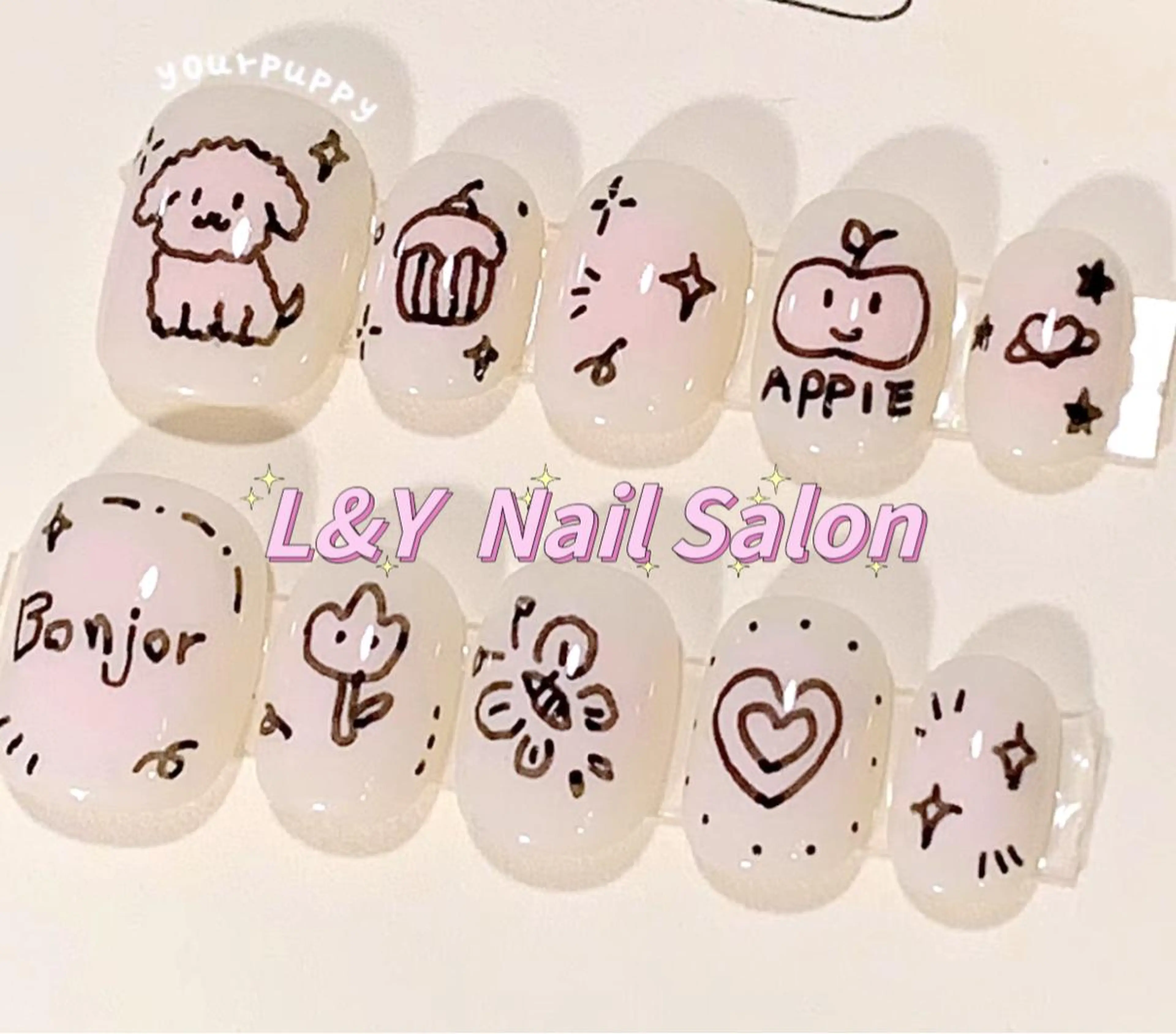 ネイル ハンドネイル ハンドケア L&Y Nail🎀 思雪のネイルデザイン