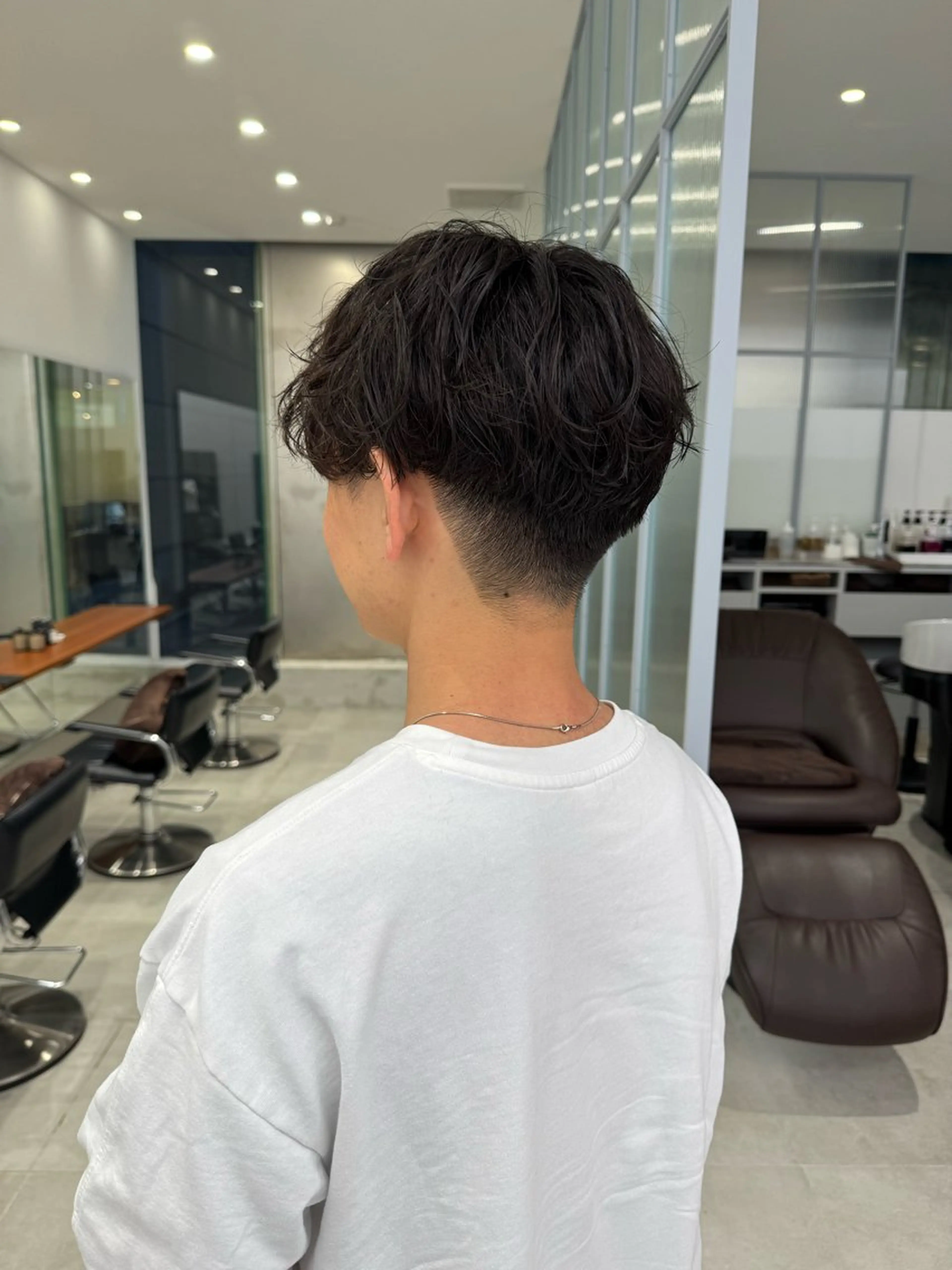 メンズ カット パーマ ひかり／ベージュ ／似合わせカットのヘアスタイル