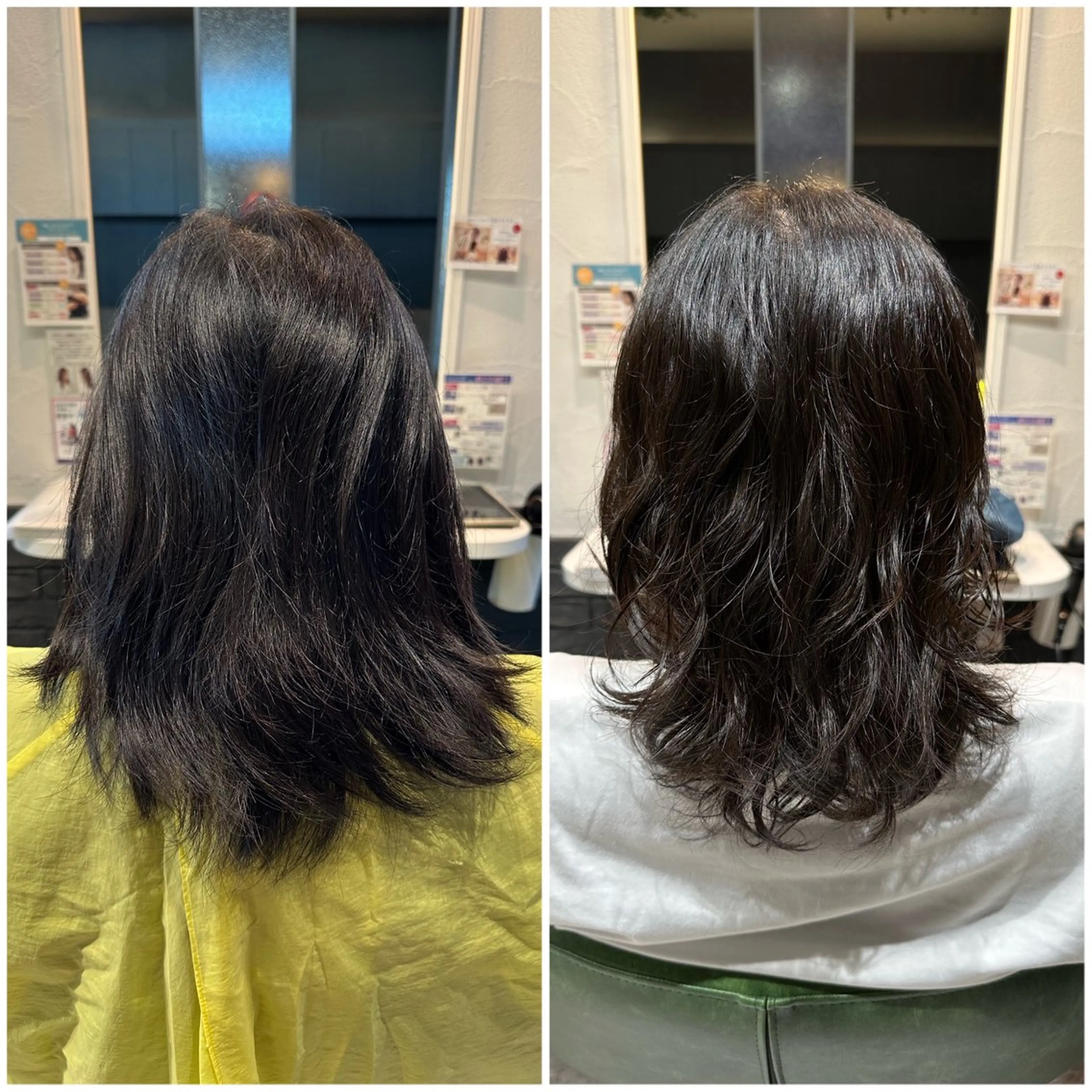 セミロング パーマ セミロングパーマ カット パーマ TELAHAIR成田 マネージャー吉野美羽のヘアスタイル