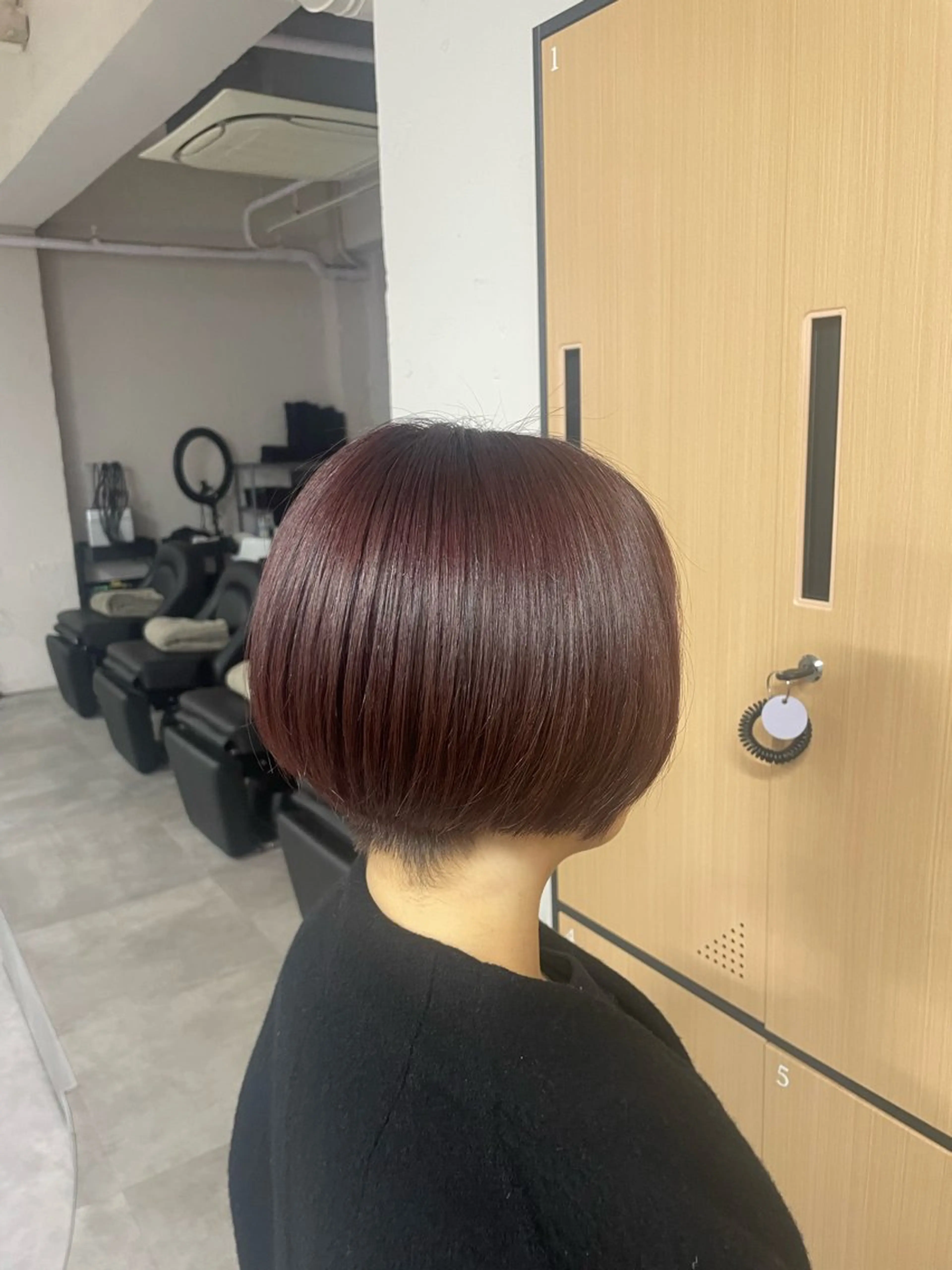 ショート カット ヘアカラー トリートメント tokute 中野真咲🐺のヘアスタイル