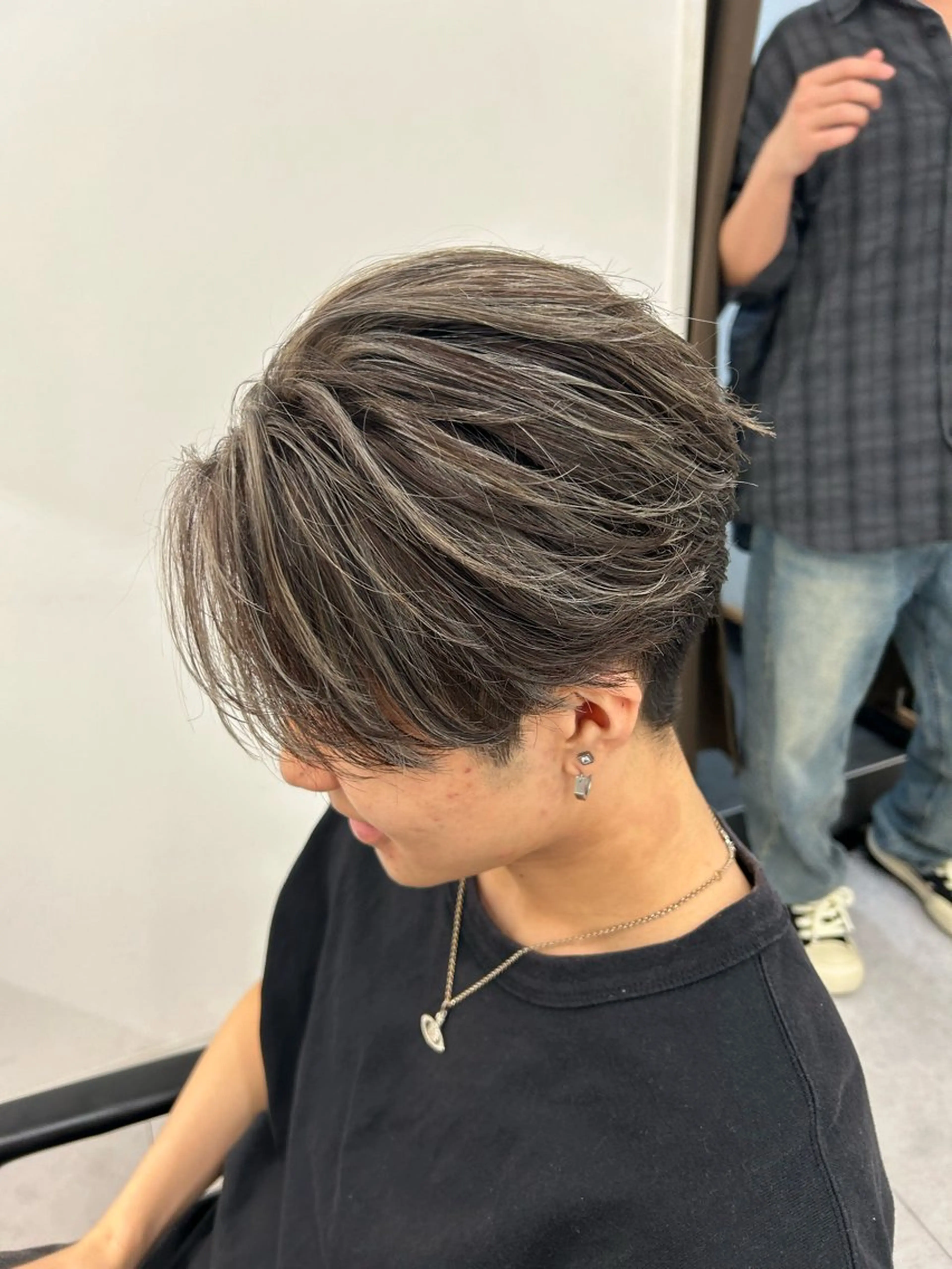 パーマ メンズ メンズパーマ ニュアンスパーマ カット メンズ専門/パーマ 特化/栄/北出瑞貴のヘアスタイル