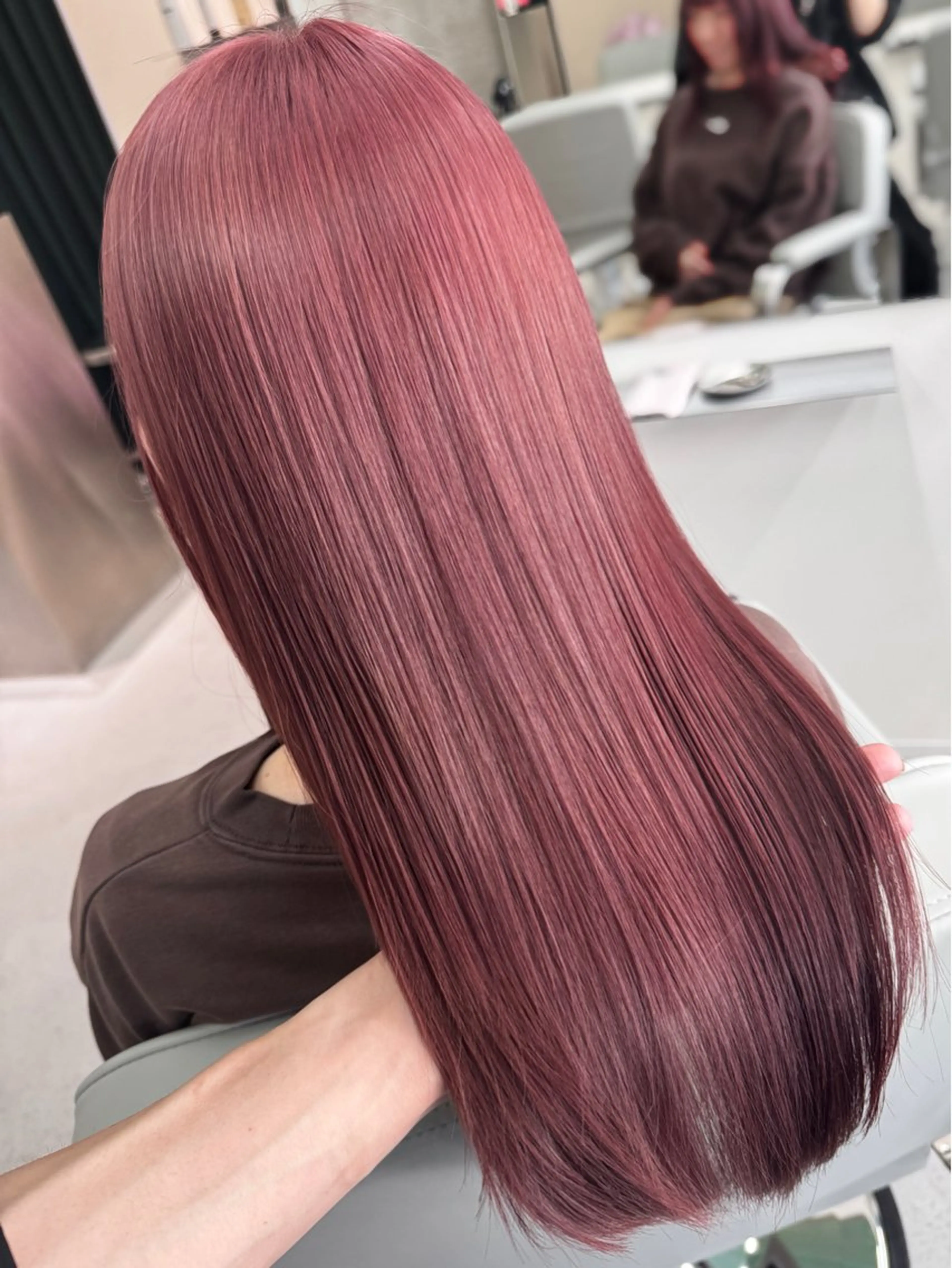 ロング ヘアカラー トリートメント 韓国ヘア特化 TAKESHIのヘアスタイル