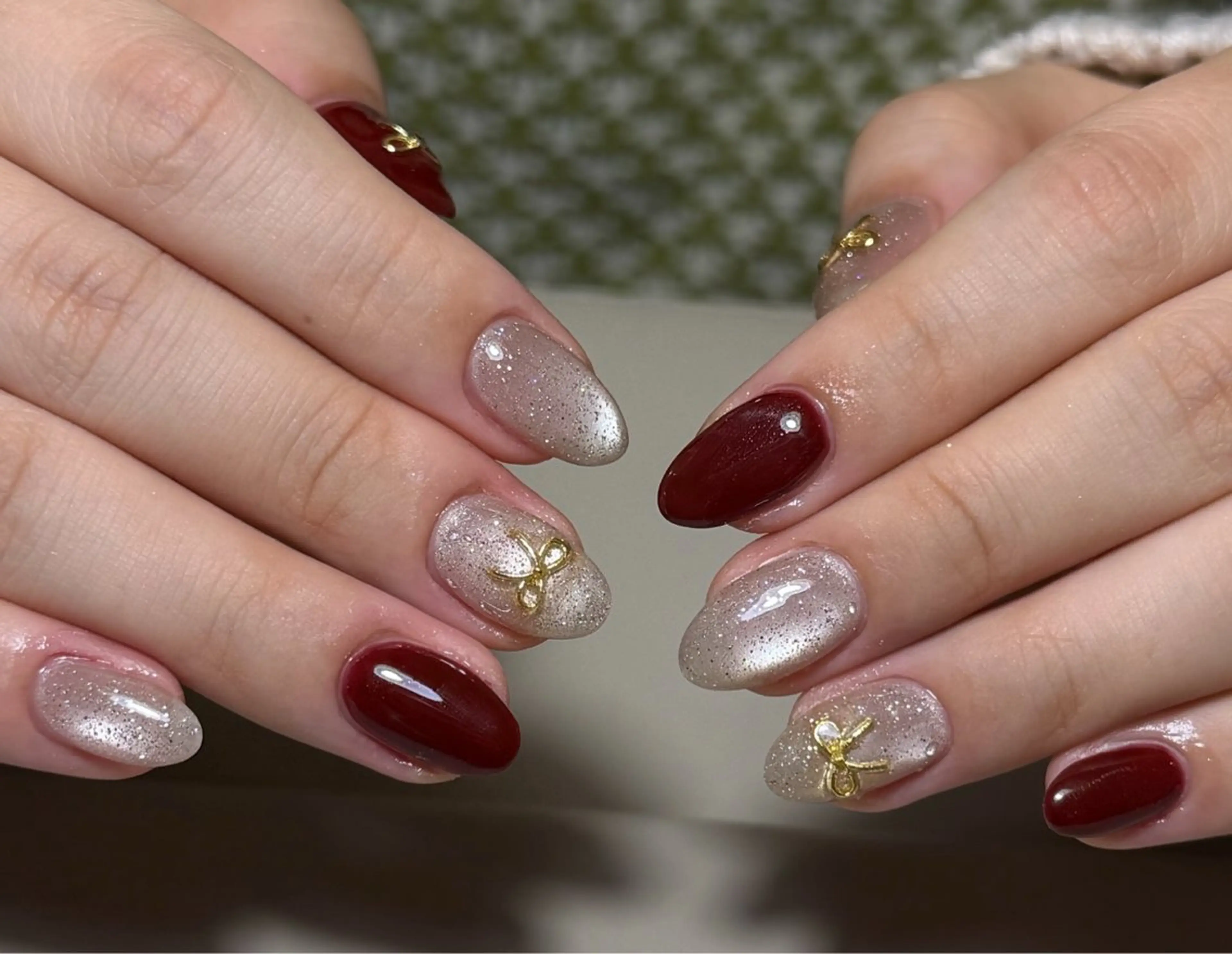 ネイル 冬ネイル クリスマス GreenNail salonパラジェルのネイルデザイン