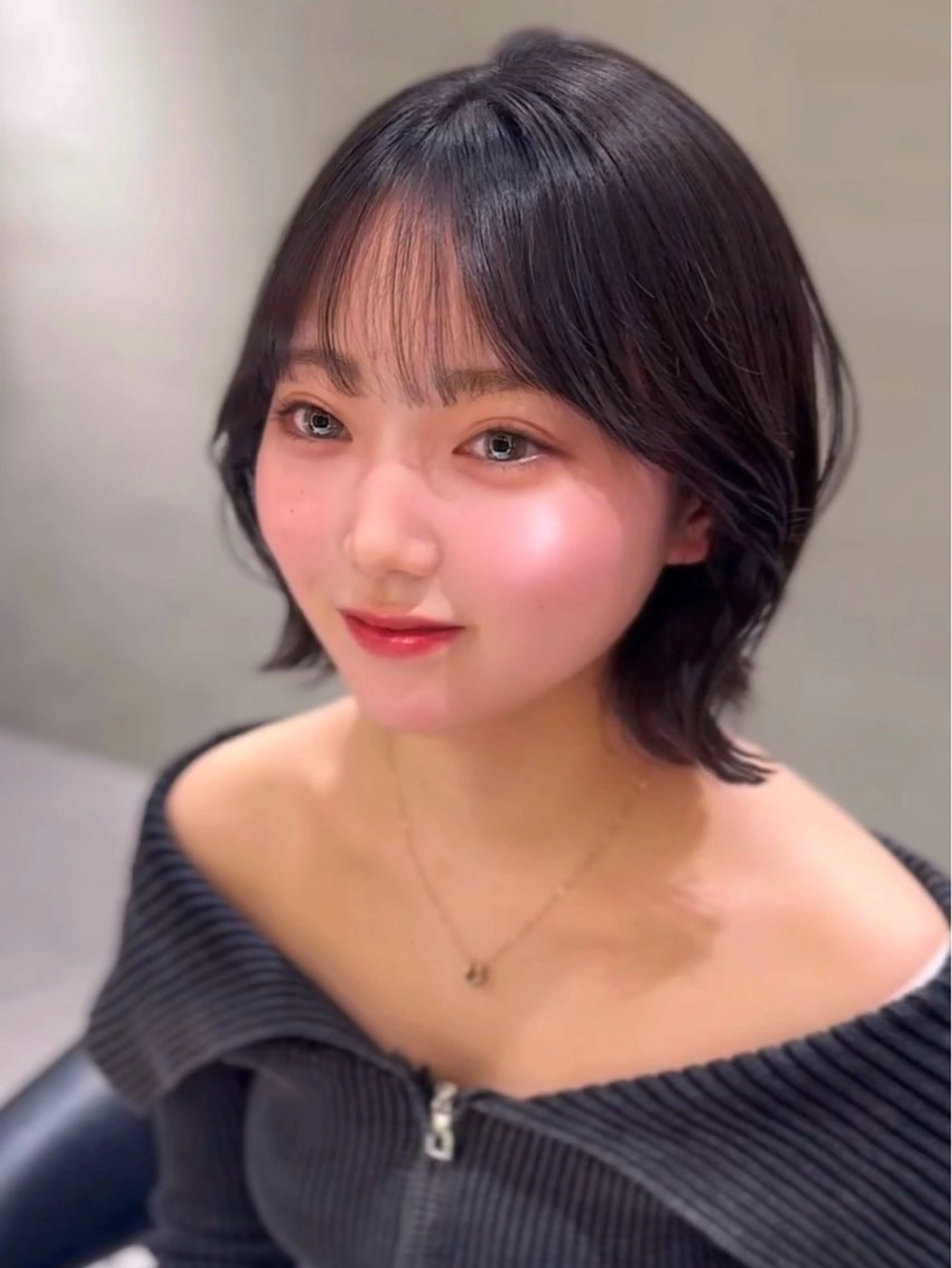 ミディアム カラー カット ヘアカラー 縮毛矯正 トリートメント レイヤー/縮毛矯正 のマスター【タケル】のヘアスタイル